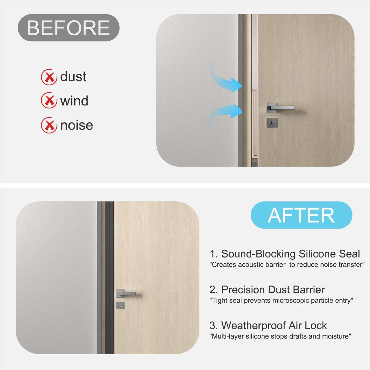 Weather Stripping Door Seal for Door Frames