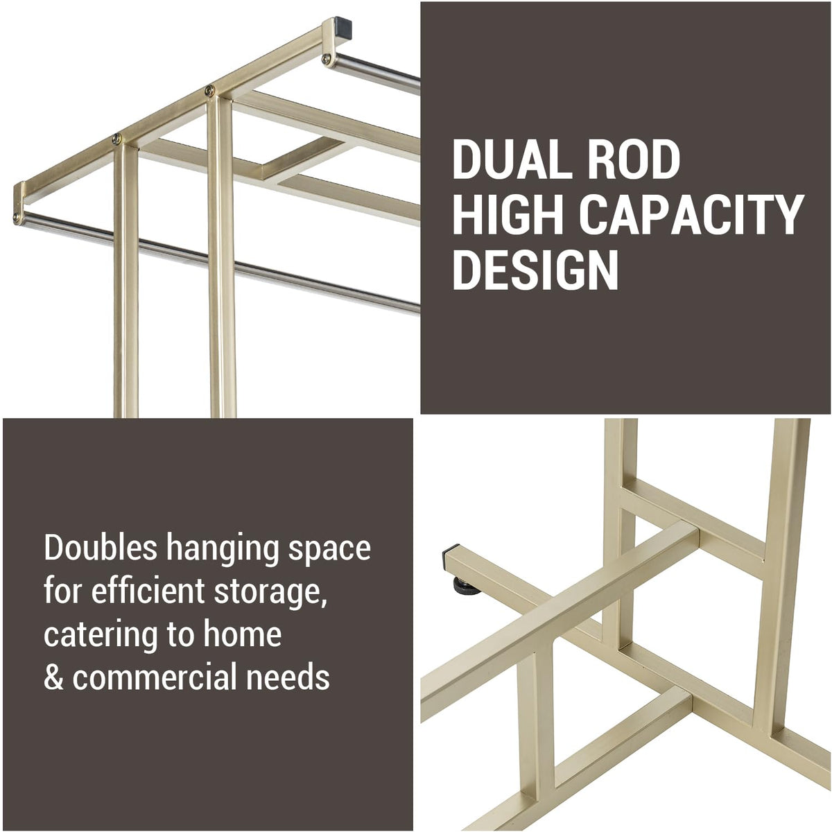 Brass Garment Rack