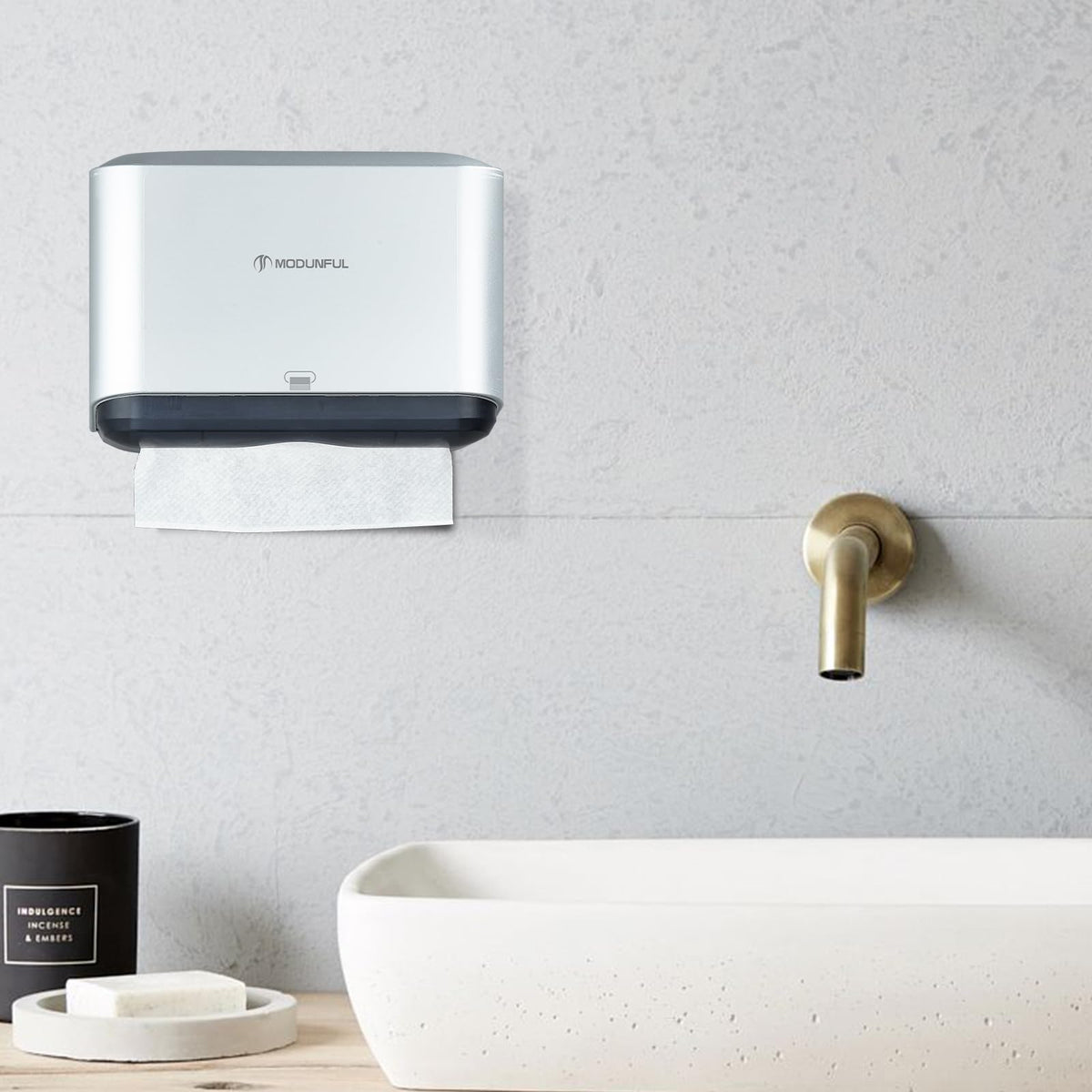 Trifold Hand Towel Dispenser for Bathroom