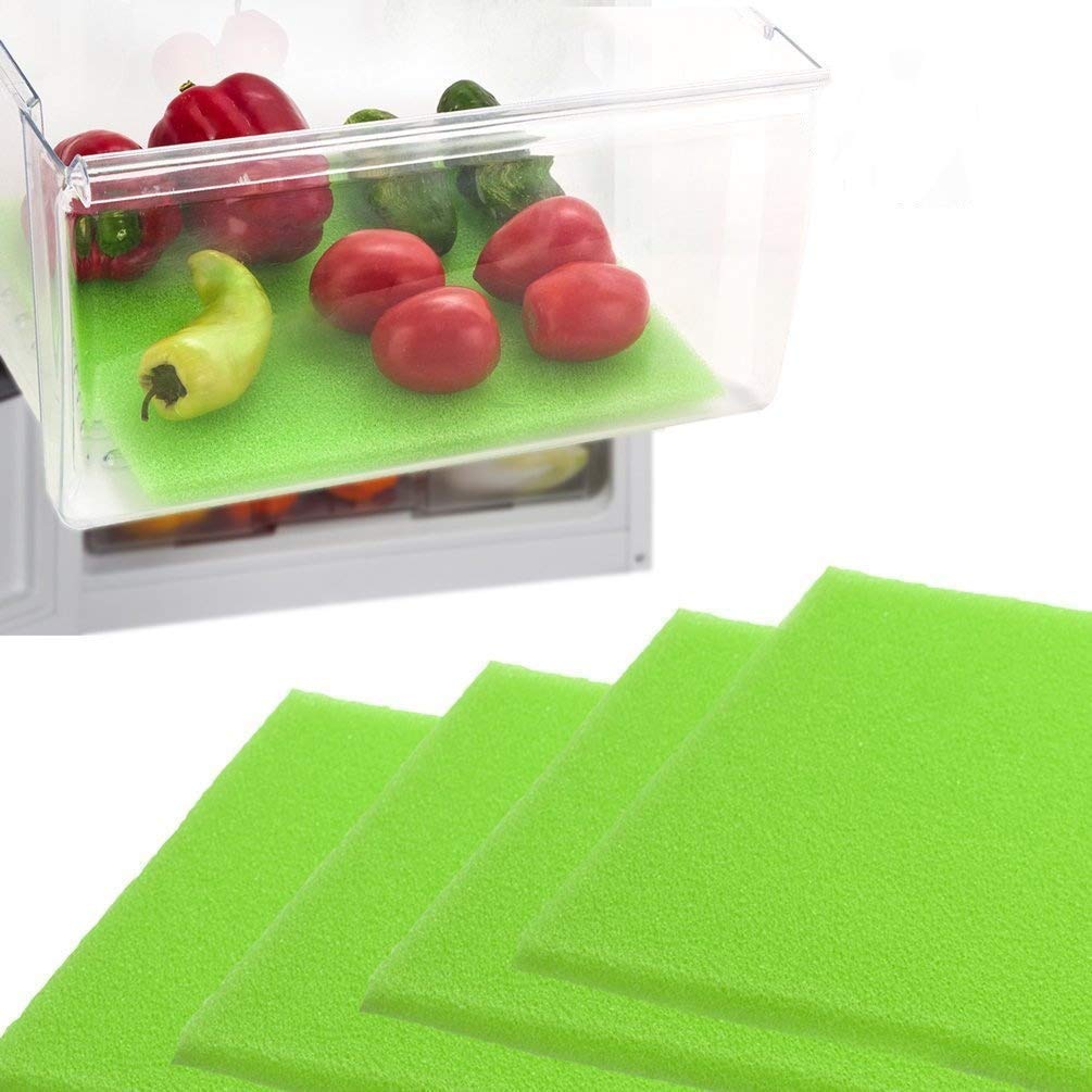 Fruit & Veggie Life Extender Liner for Fridge Refrigerator Drawers (5 Sq Ft)