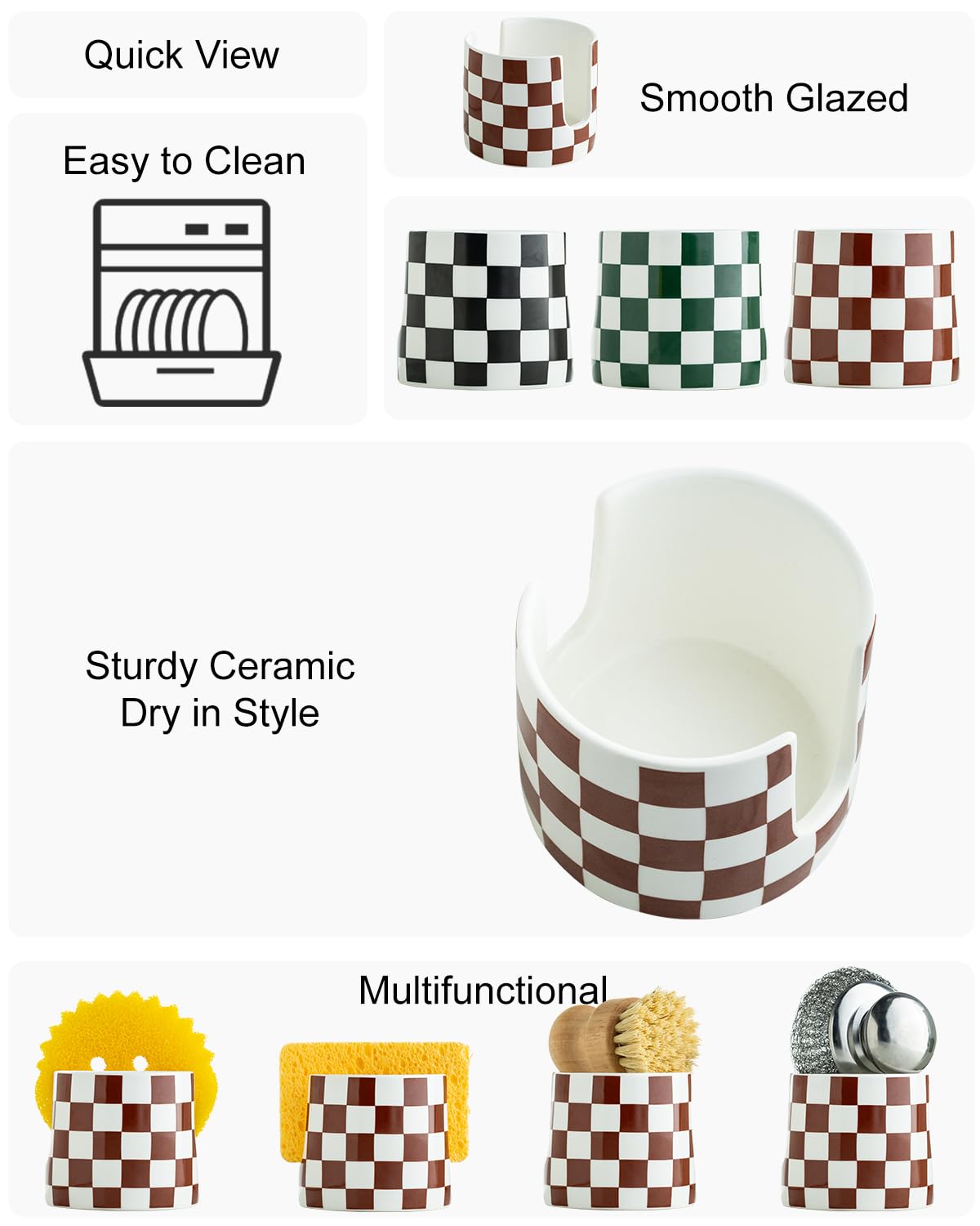 Sponge Holder for Kitchen Sink