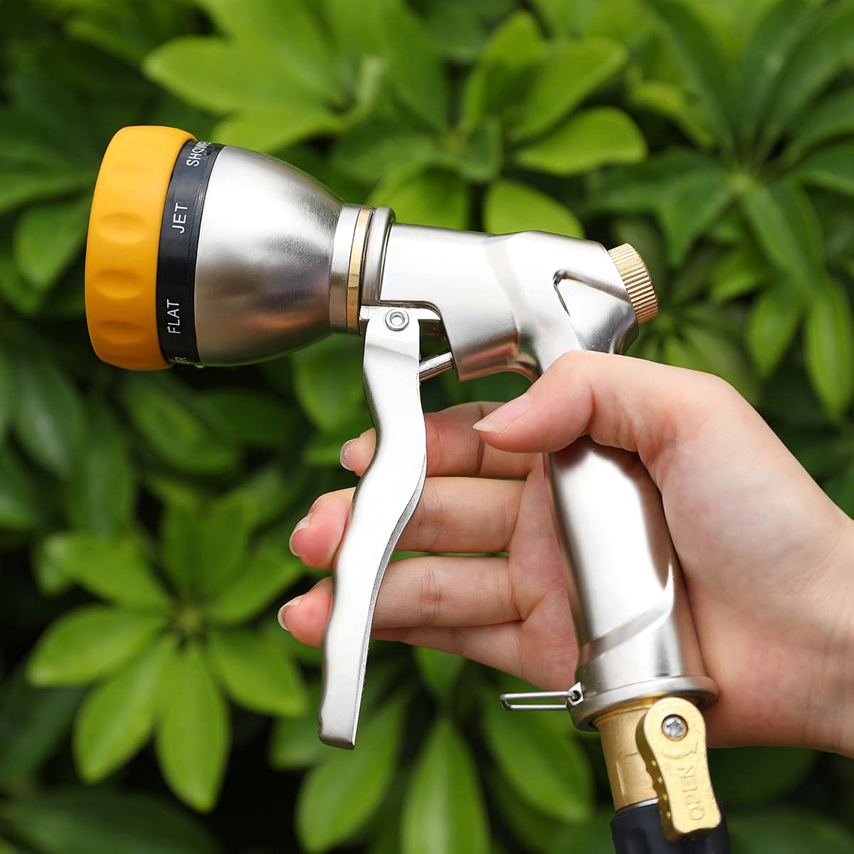 Metal Garden Hose Nozzle Heavy Duty