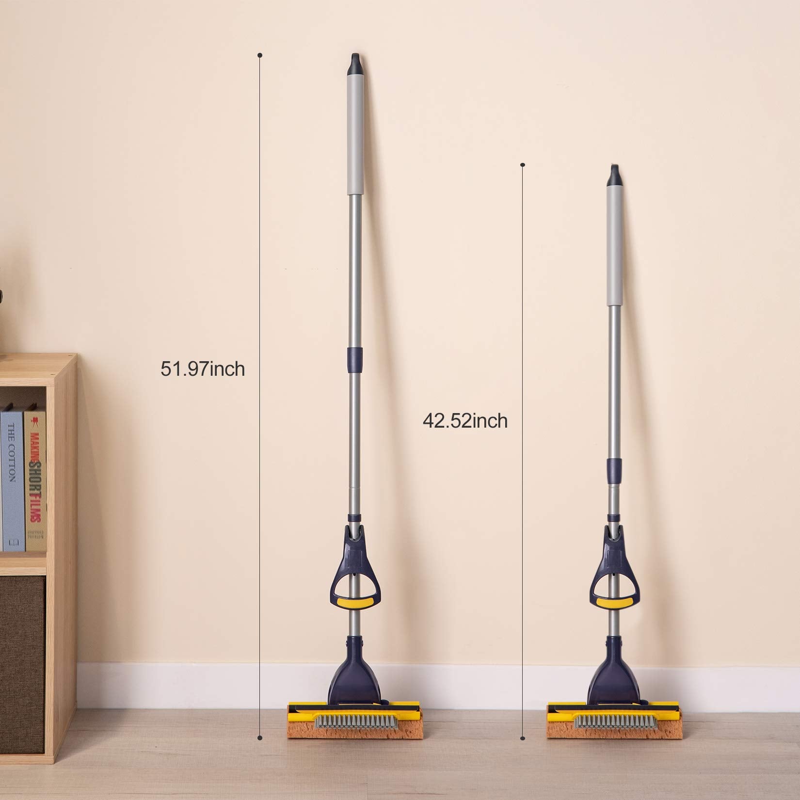 Sponge Mop Home Commercial Use Tile Floor Bathroom Garage Cleaning (3 Count)