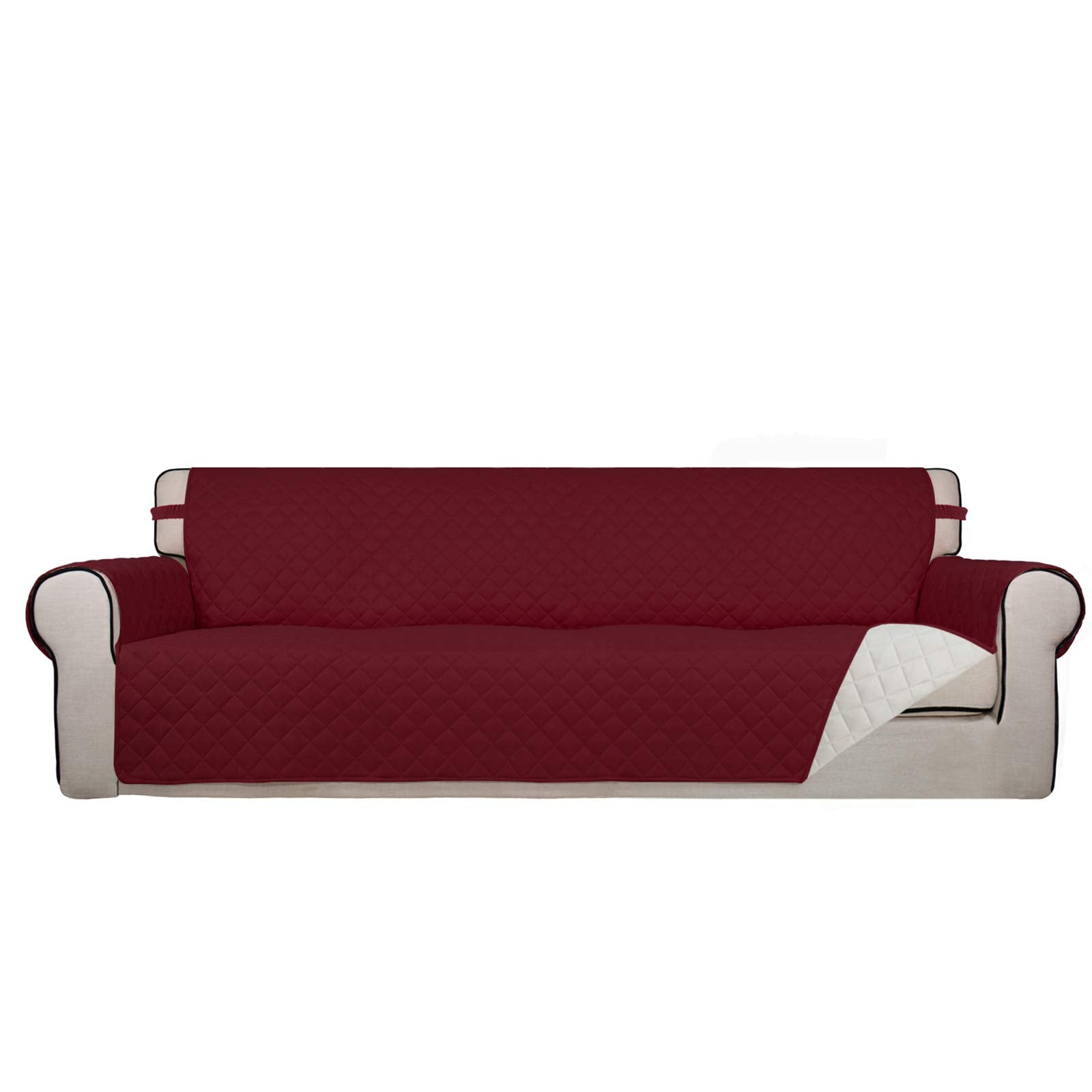 Reversible Quilted Couch Covers for Dogs Sofa Cover 4 Seater 88"