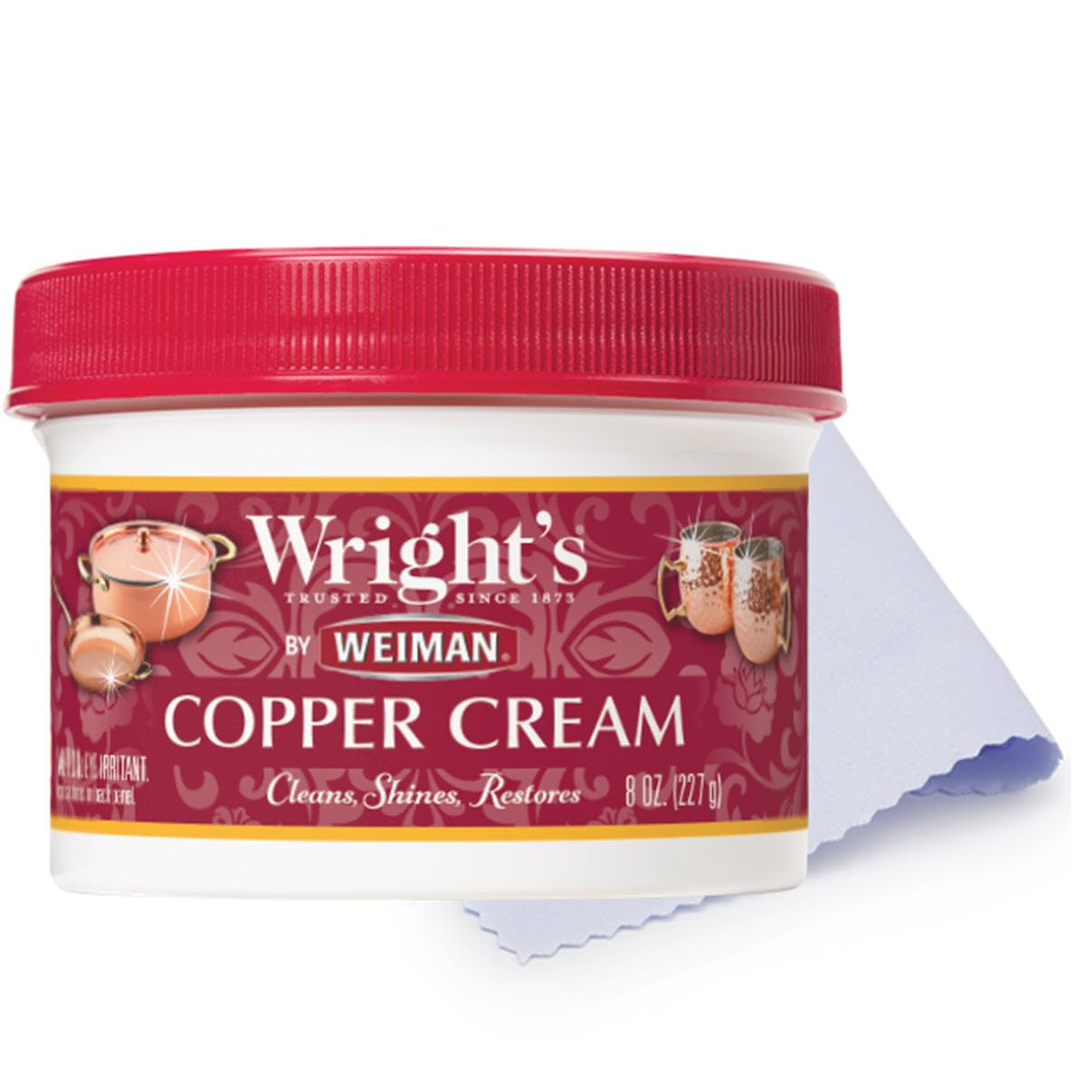 by Weiman Cream Copper and Brass Cleaner