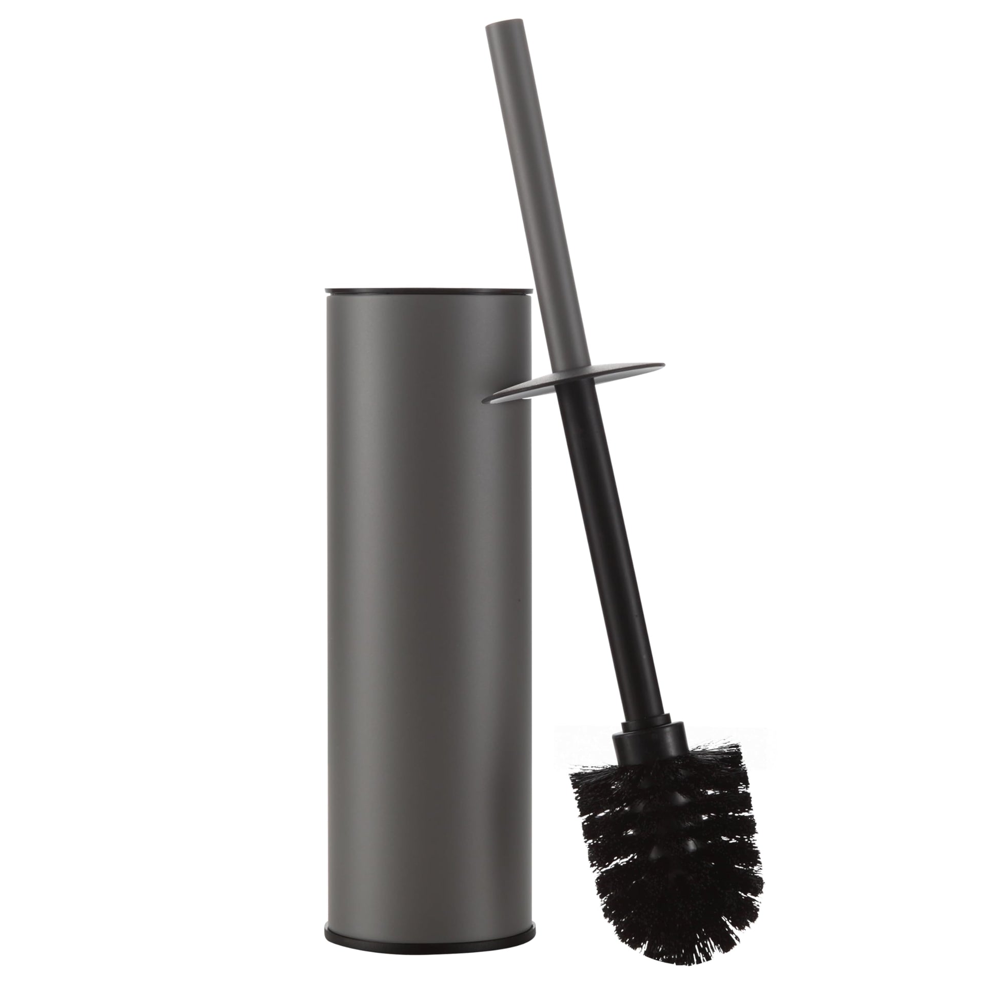 Gunmetal Grey Toilet Brush and Holder