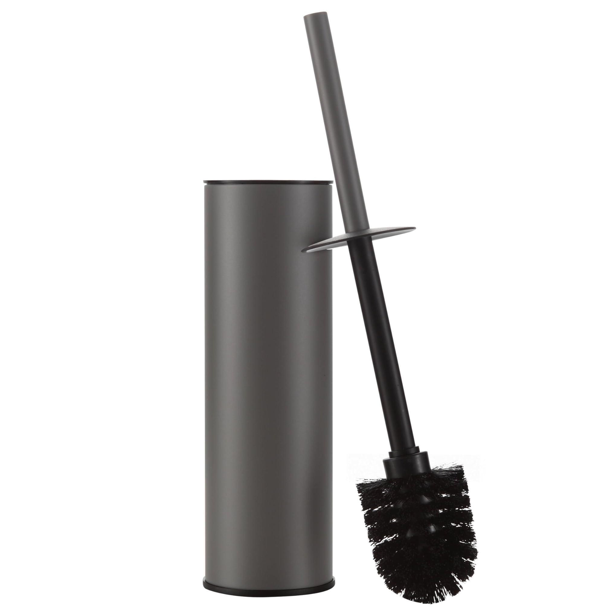 Gunmetal Grey Toilet Brush and Holder
