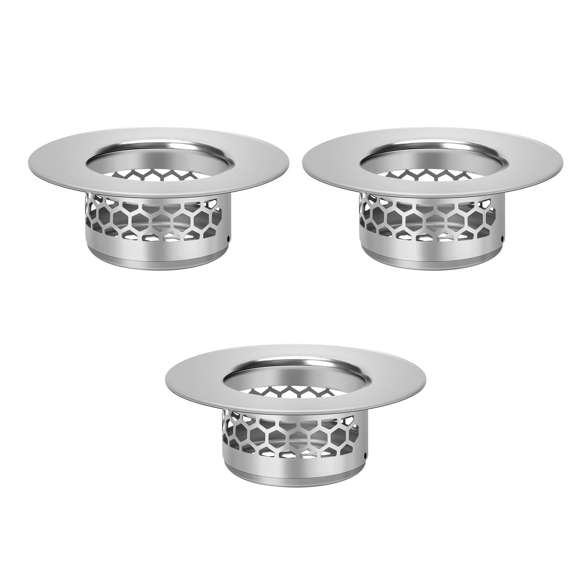 Bathroom Sink Strainer (3 Count)