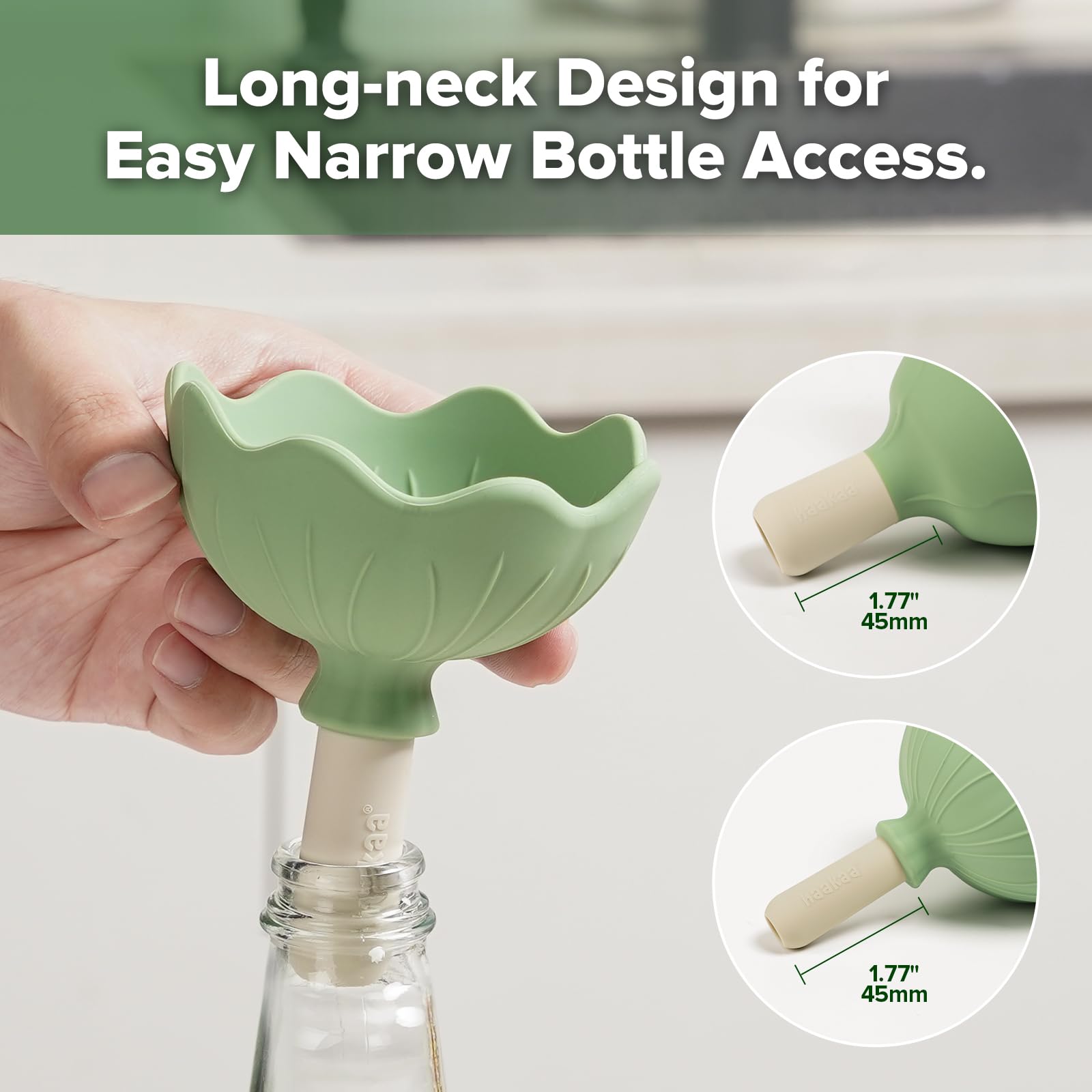 Silicone Flower Funnel Set (2 Count)