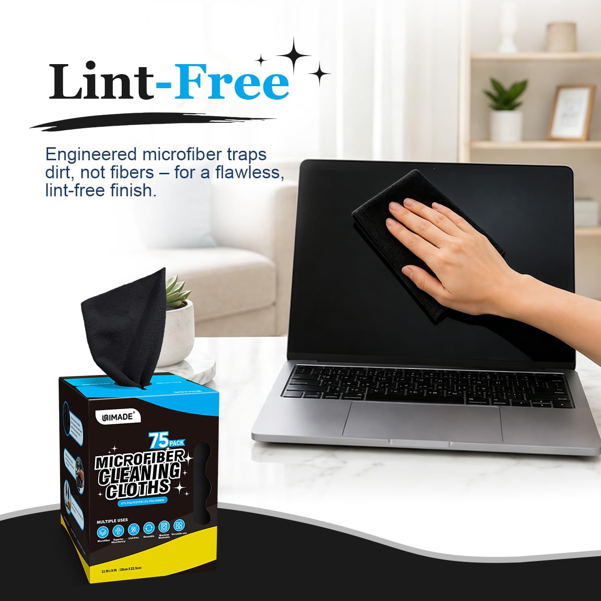 Microfiber Cleaning Cloth (75 Count)
