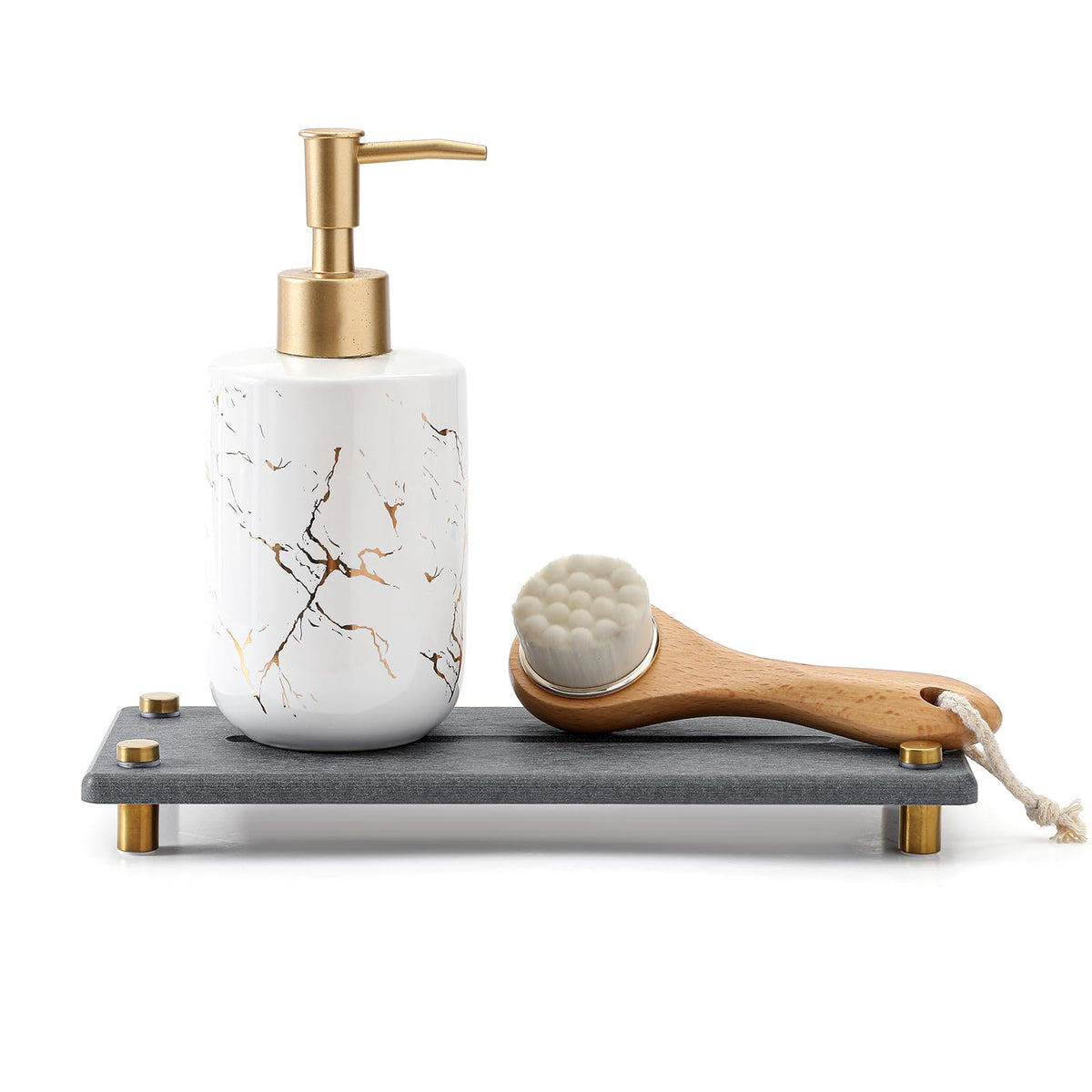 Kitchen Sink Caddy Water Absorbing Stone Drying Tray