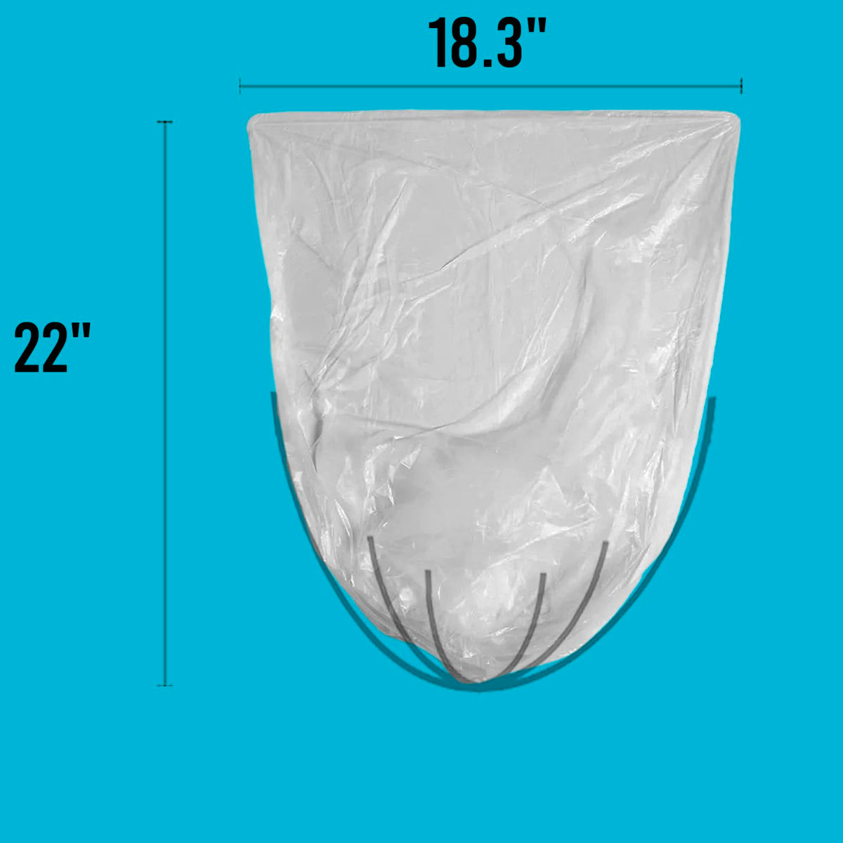 2 4 Gallon Trash Bags (400 Count)