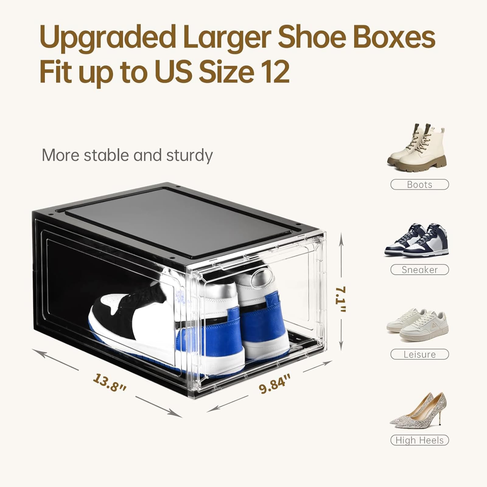 10 Pack Shoe Storage (10 Count)