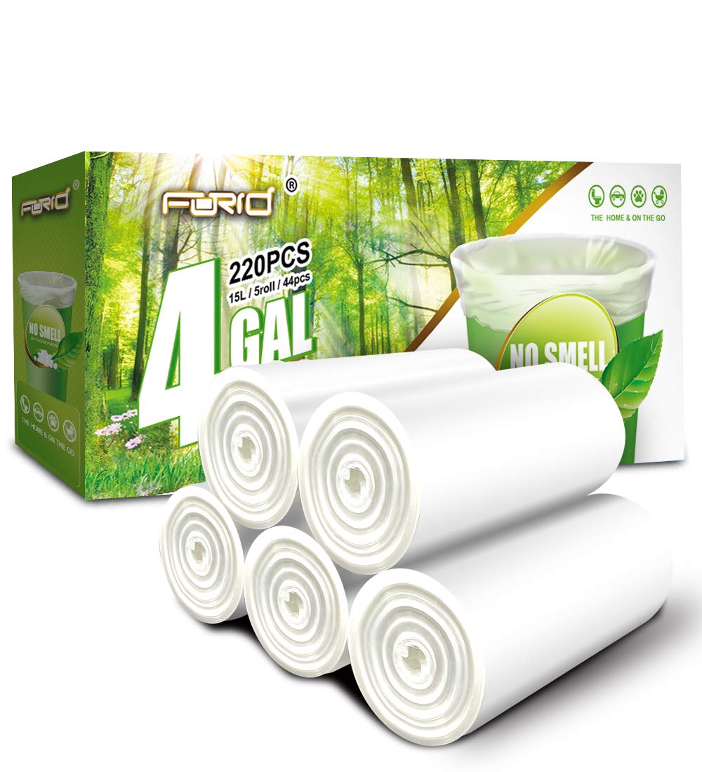 Clear Small Trash Bags (220 Count)