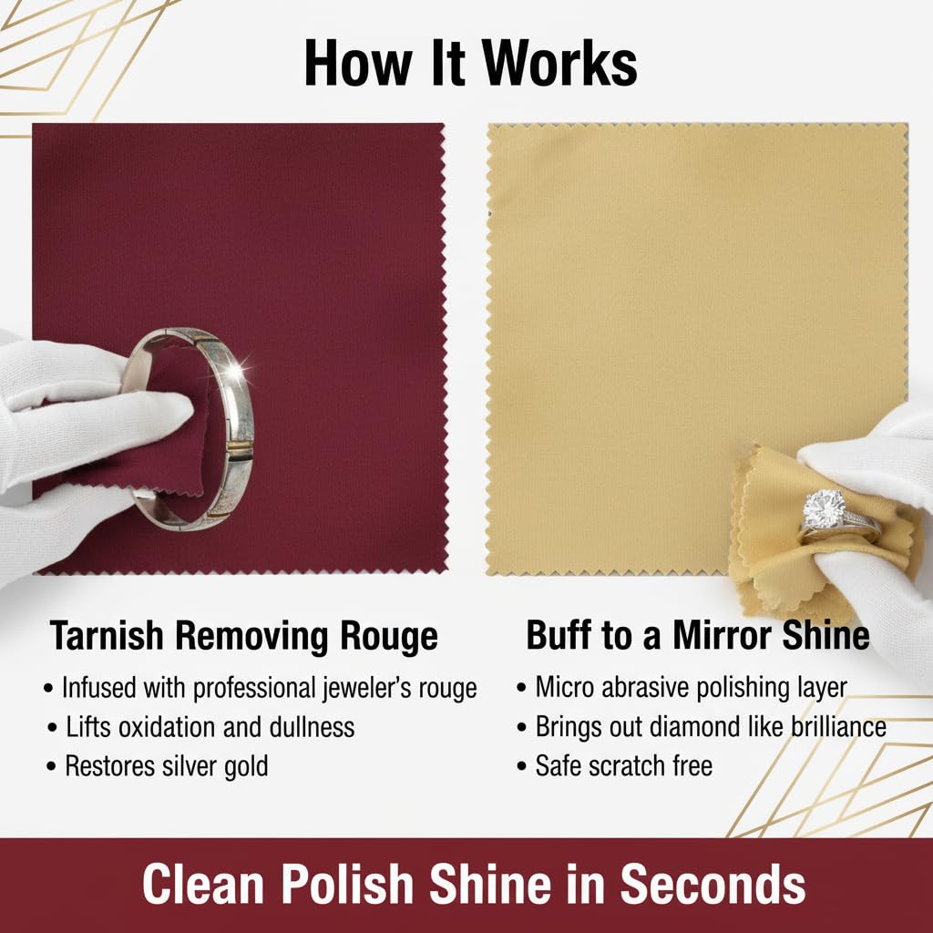 Silver Polishing Rouge Cloth