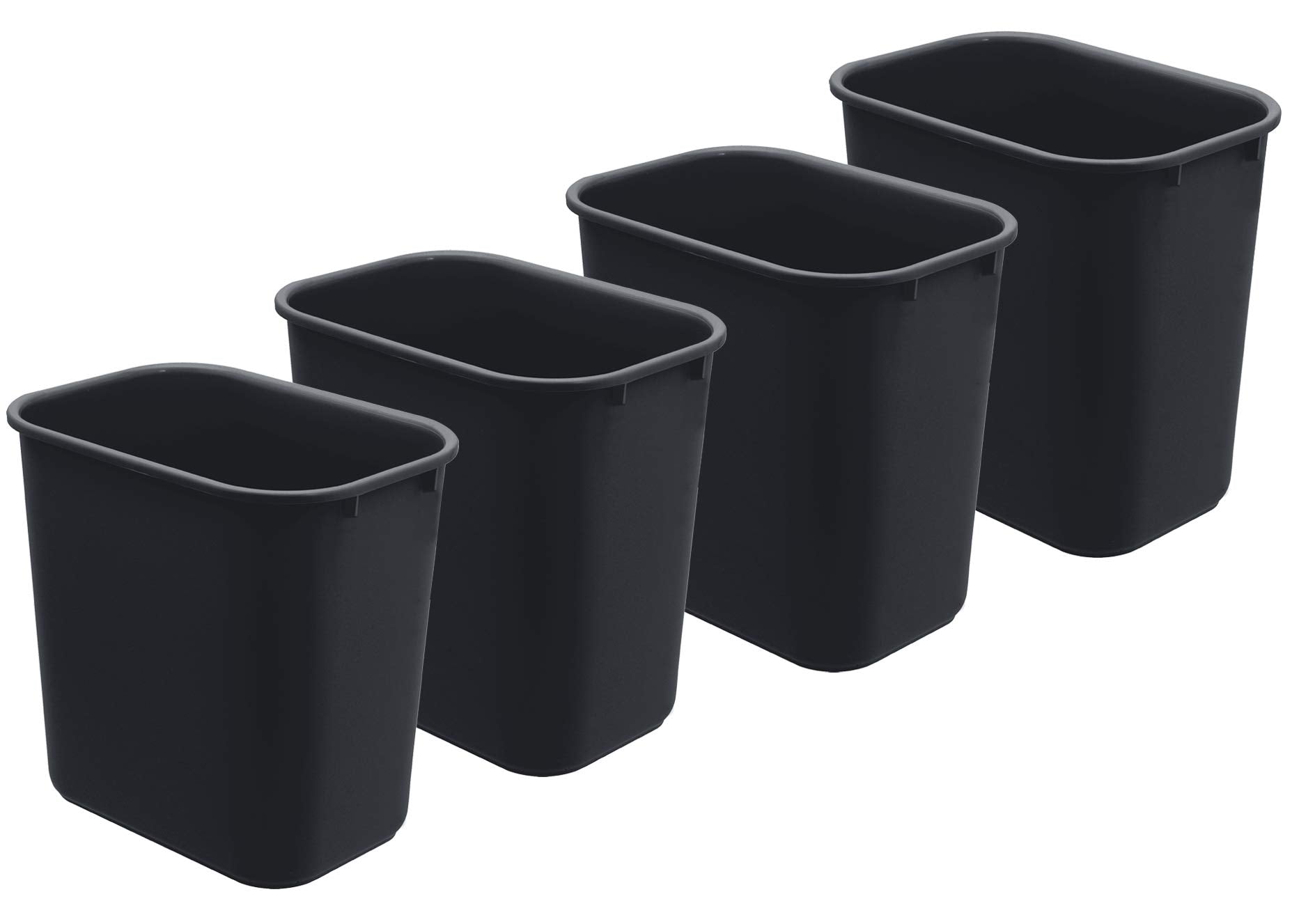 Wastebasket Deskside Bin (4 Count)