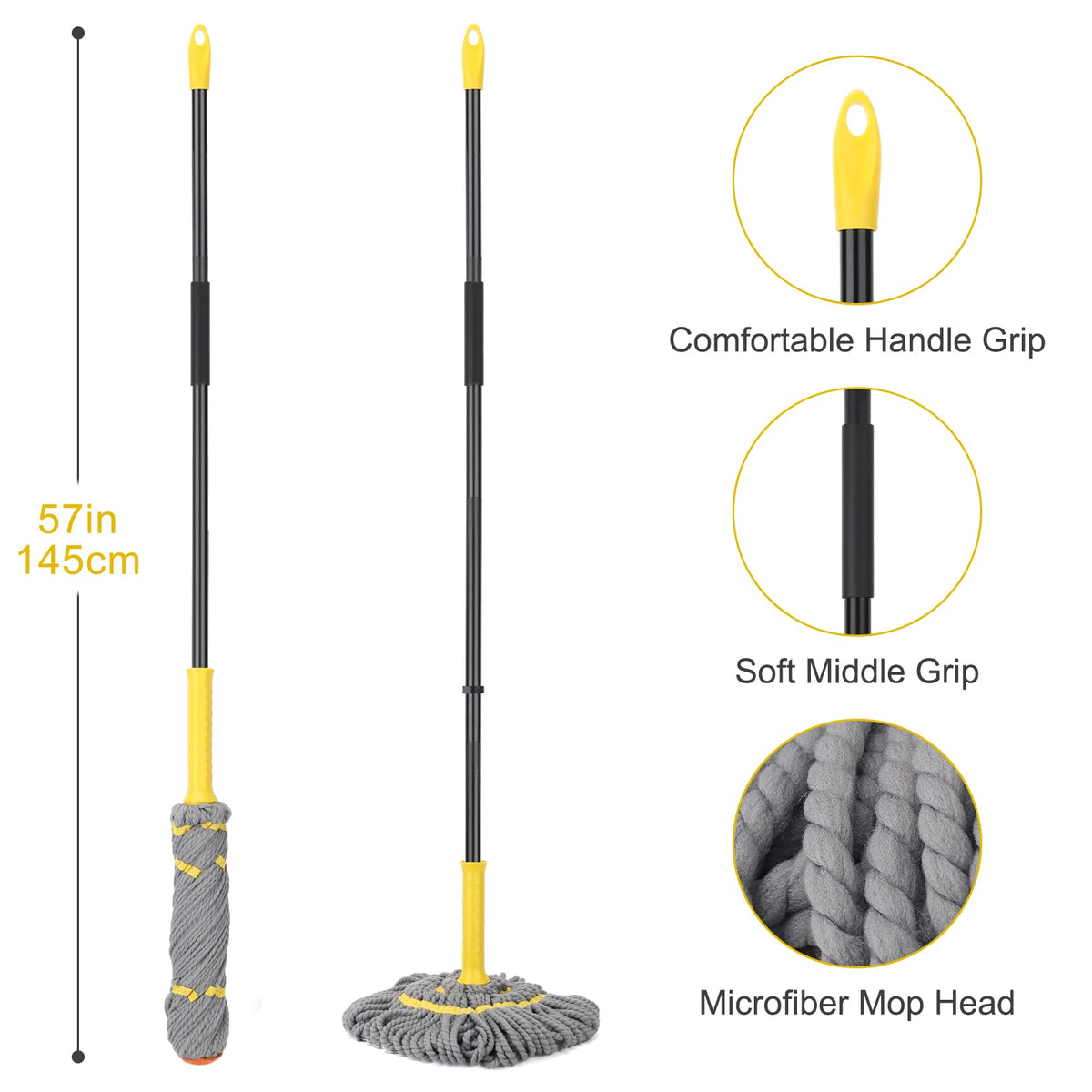 Self Wringing Twist Mop