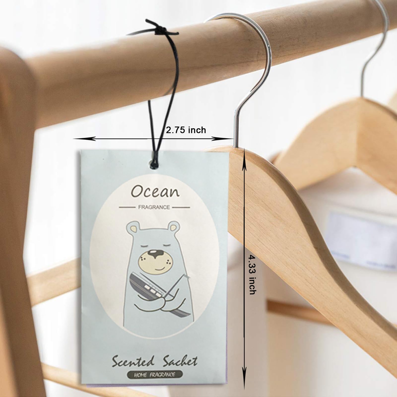 14 Packs Ocean Scented Sachets Bag for Drawer and Closet Home Fragrance Gift (14 Count)