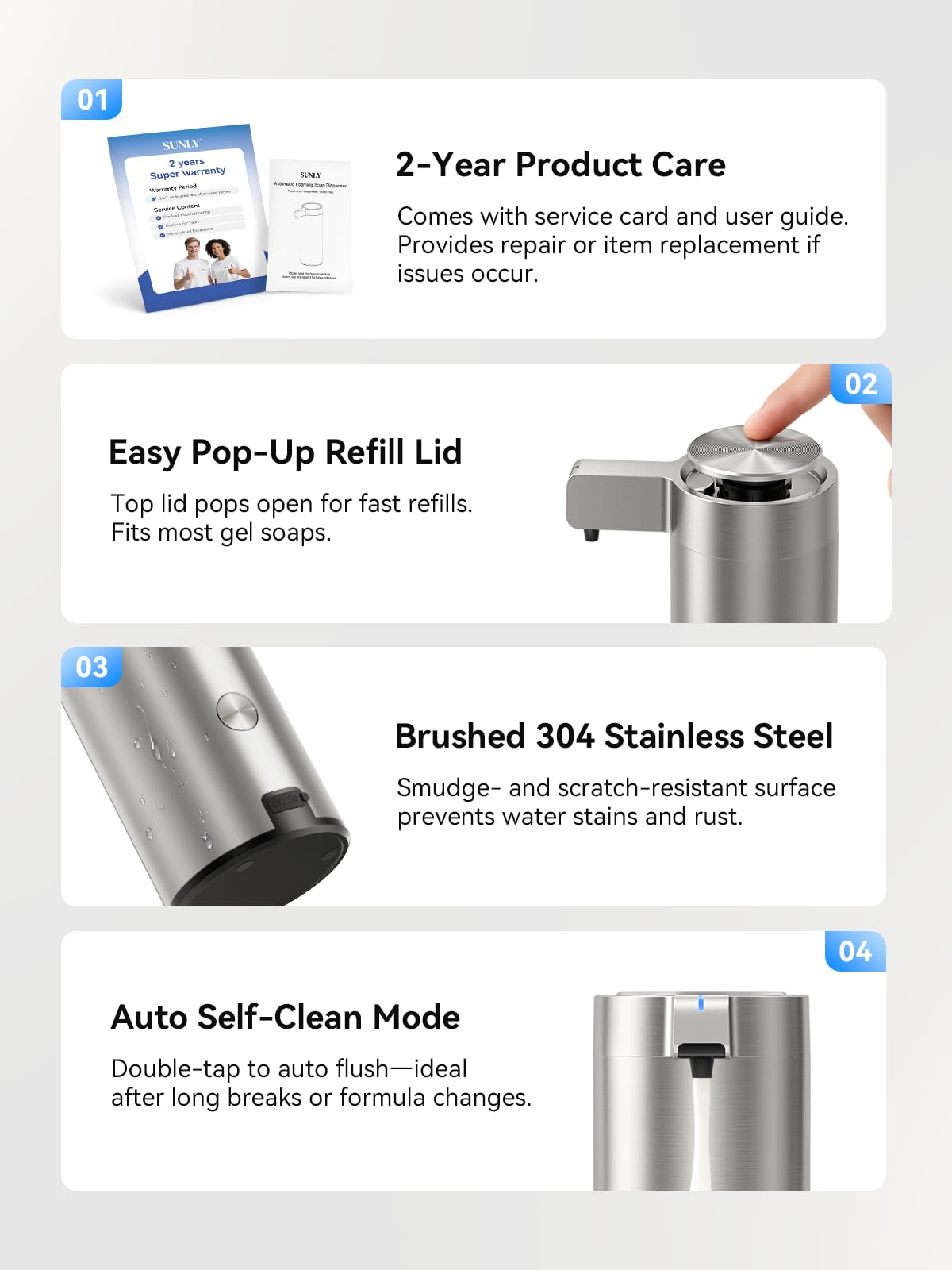 Automatic Foaming Soap Dispenser Touchless