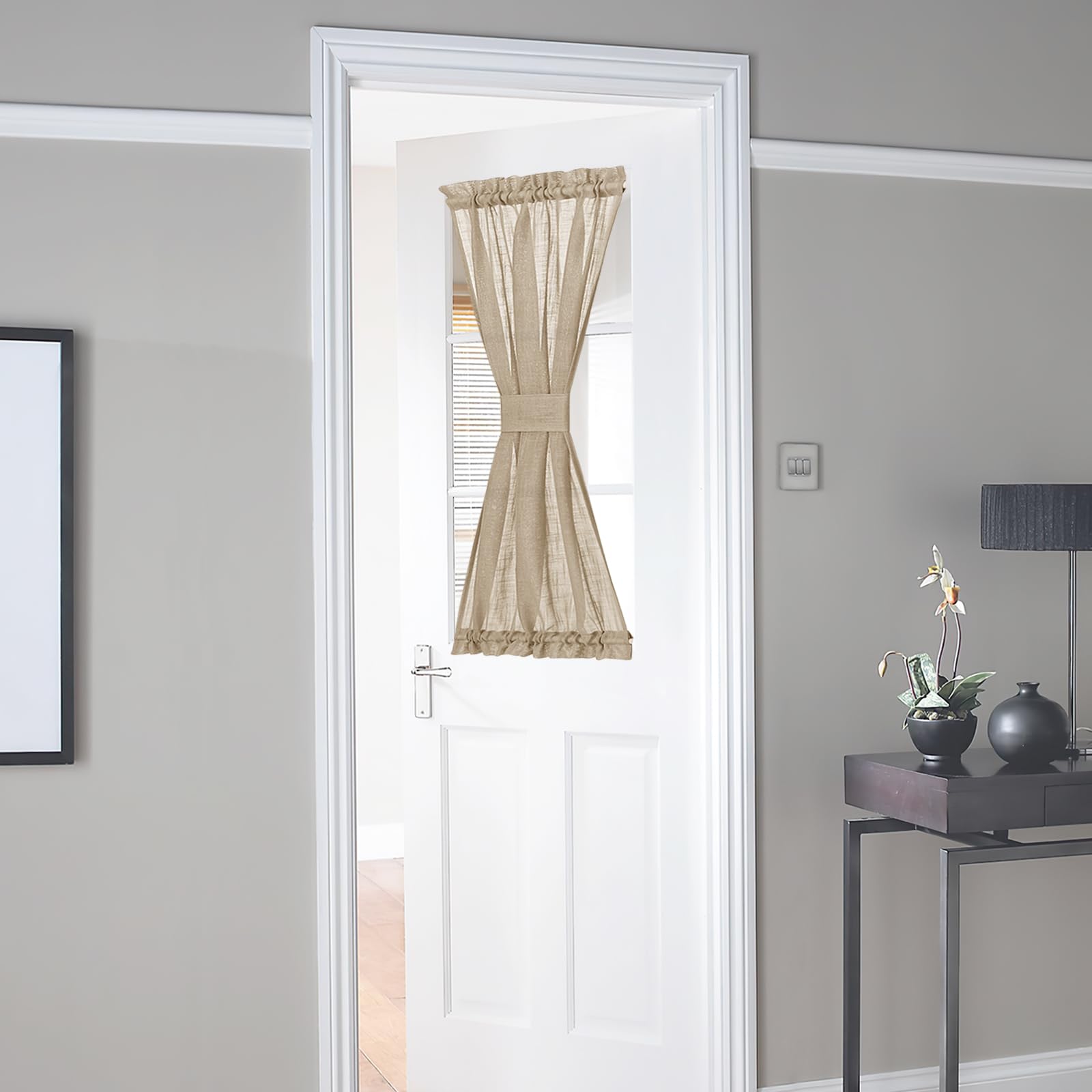 Privacy Sidelight Curtain Short
