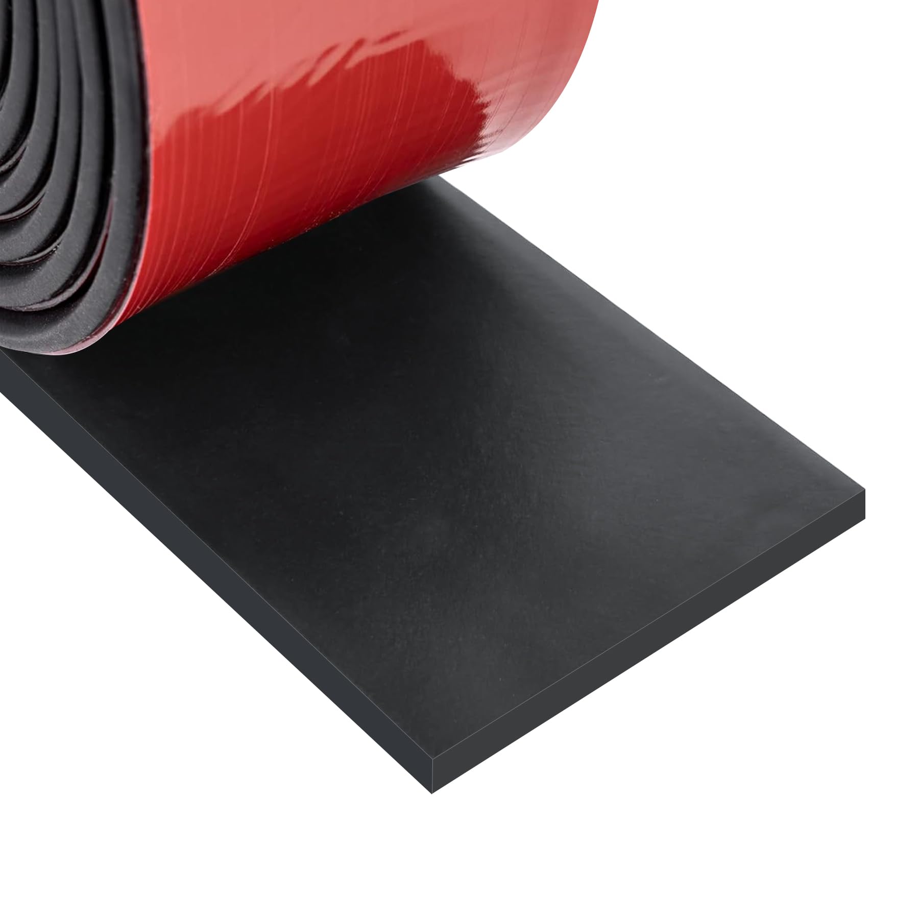 Neoprene Rubber Strips Self Adhesive Sheets (15 Foot)