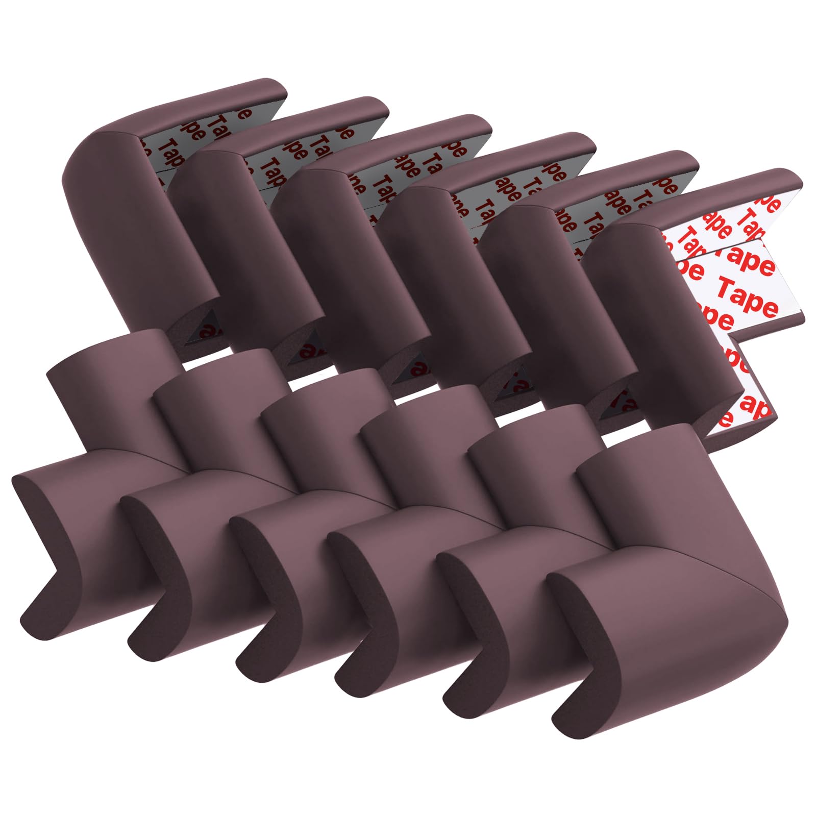 12 Pack Soft Corner Protector Baby Proofing Edge and Corner Guards (12 Count)
