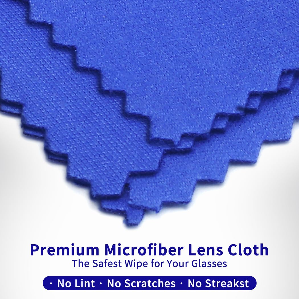 20 Pack Microfiber Glasses Cleaning Cloths (20 Count)