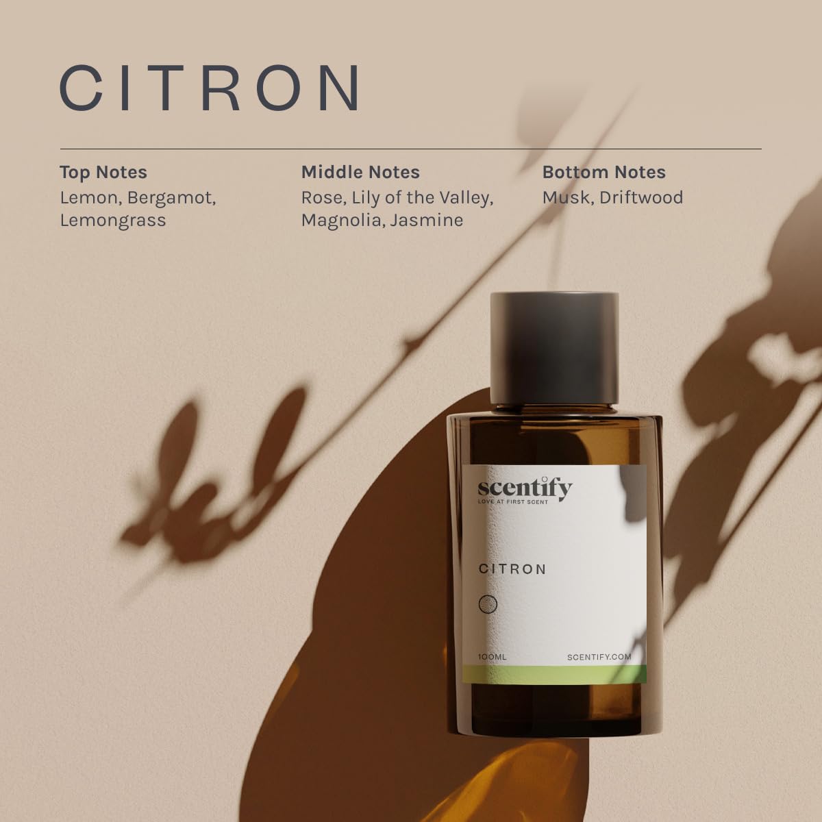 Citron Aroma Oil Refill Scent for Oil Diffusers (3.38 Fl Oz)