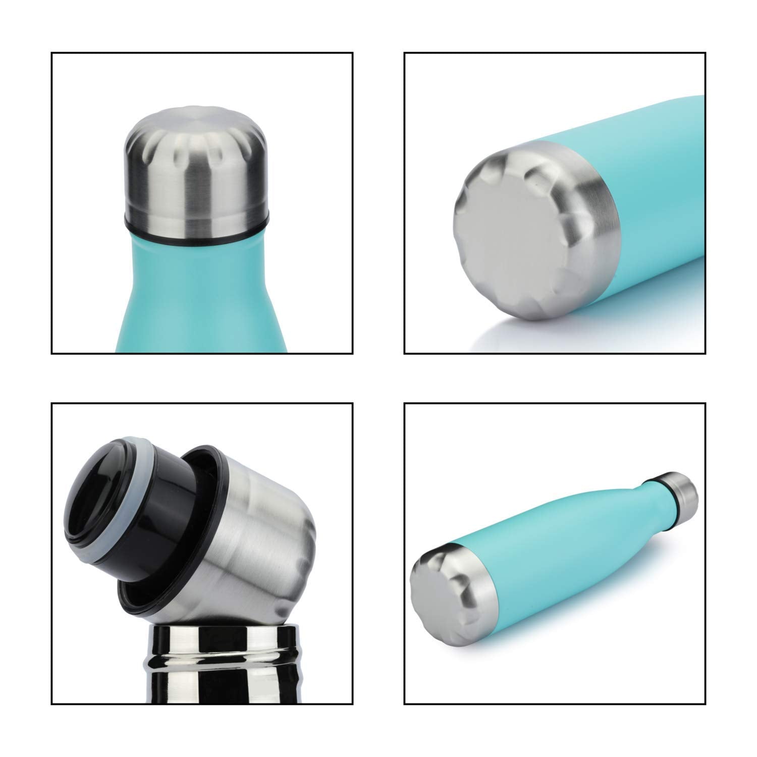 17oz Sport Water Bottle Vacuum Insulated Stainless Steel Leak