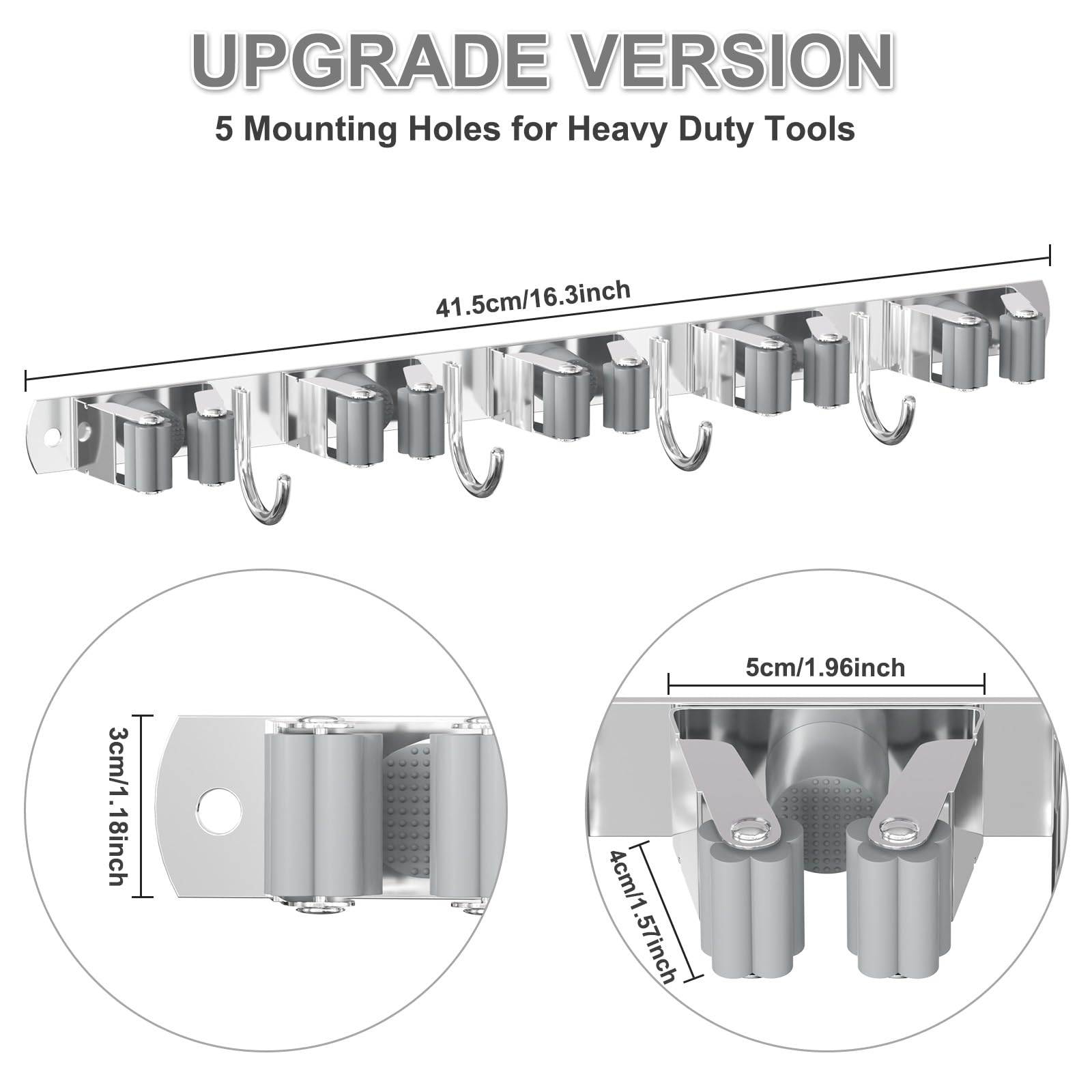 Broom Holder Wall Mount