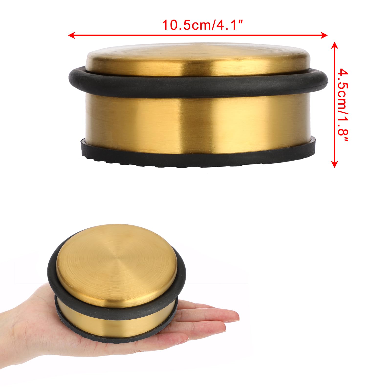 Heavy Duty Floor Door Stopper No Drill