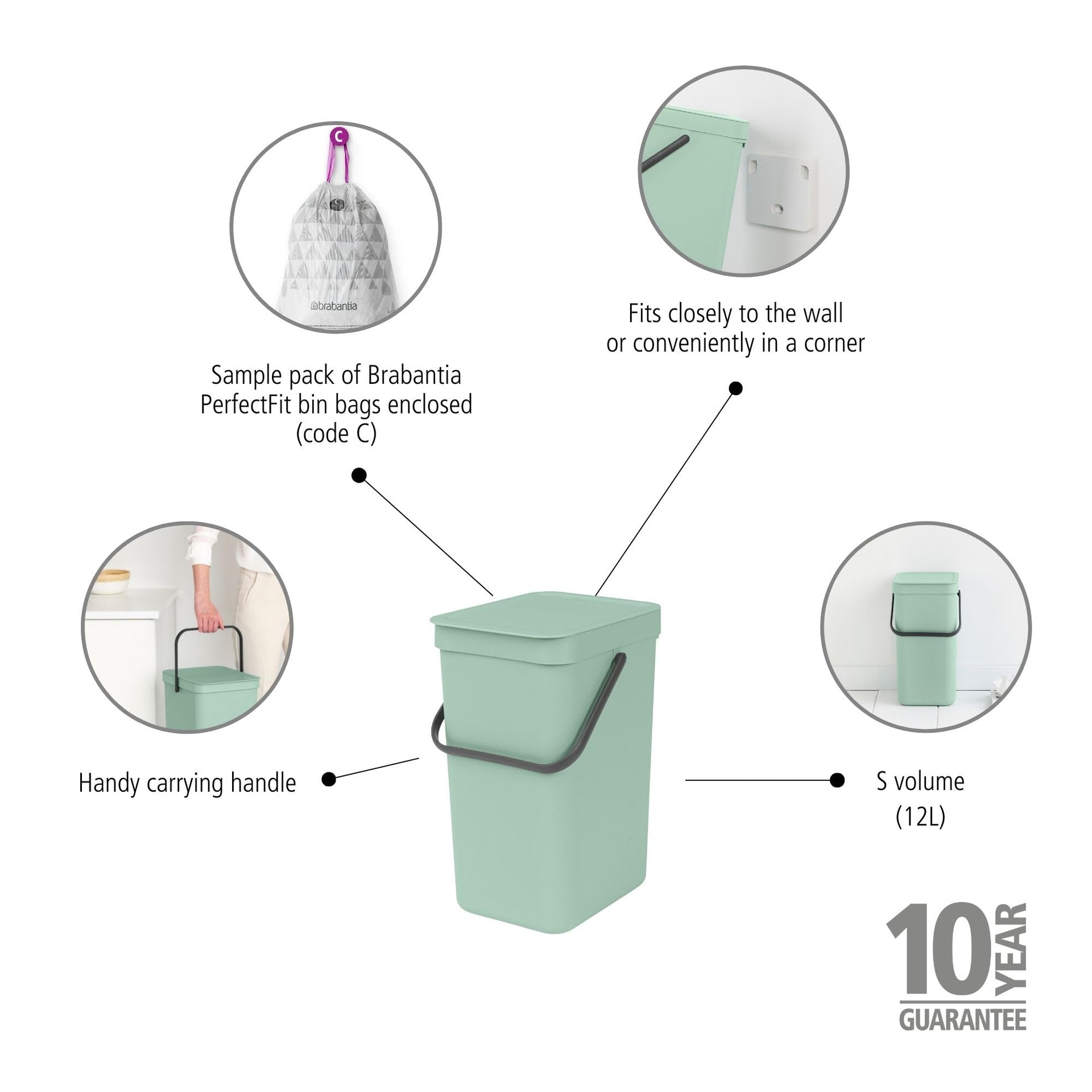 Sort & Go Kitchen Recycling Bin