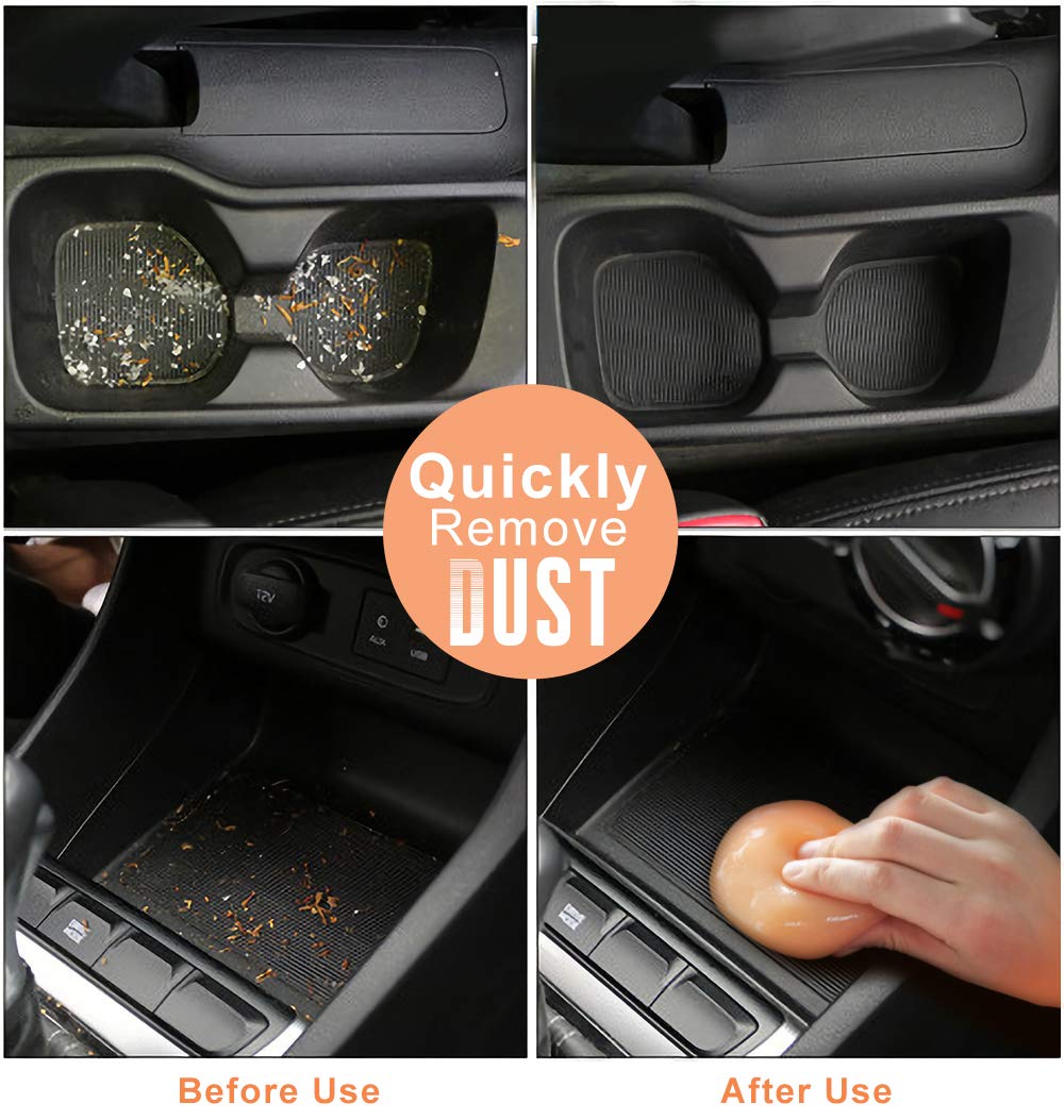 Cleaning Gel for Car Detail Putty Cleaning Gel Auto Detail Tools Car Interior Cleaner Cleaning Mud Dust for Cars and Keyboard Cleaner Gel Clean Slime Reusable Car Vent Cleaner (5.7 Ounce)