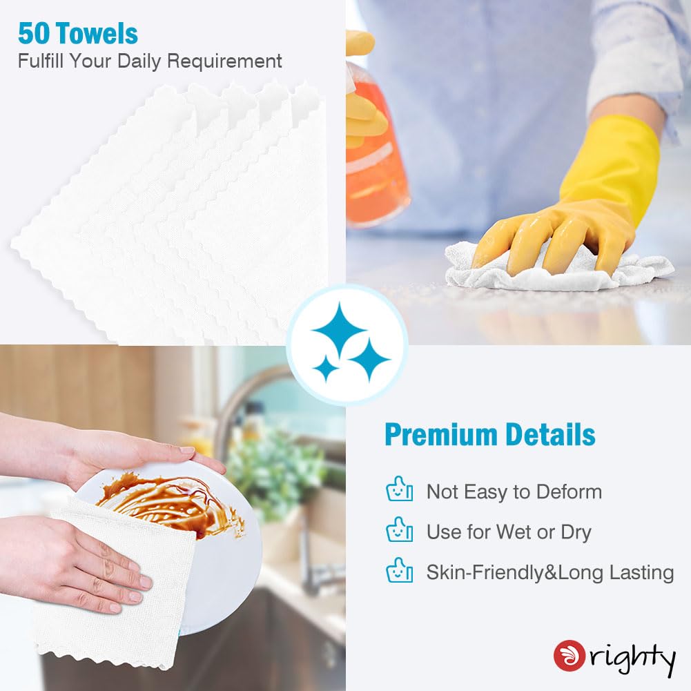 Microfiber Cleaning Cloth Bulk (50 Count)