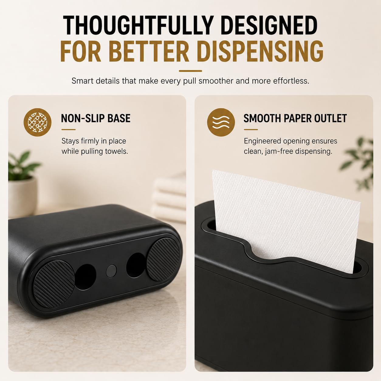 Multifold Paper Towel Dispenser Countertop