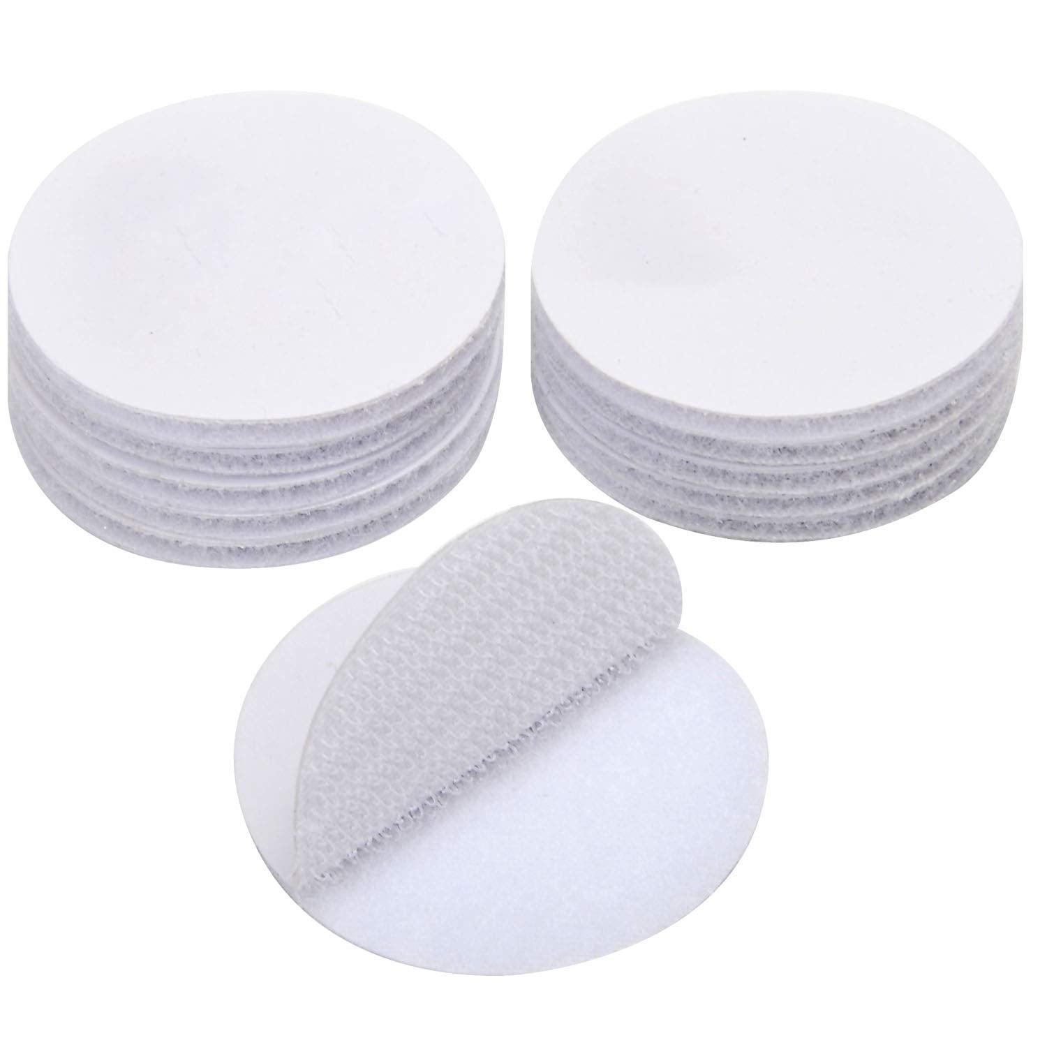 Stick Back Tape with Adhesive ｜ Double Sided Hook and Loop Tape (36 Count)