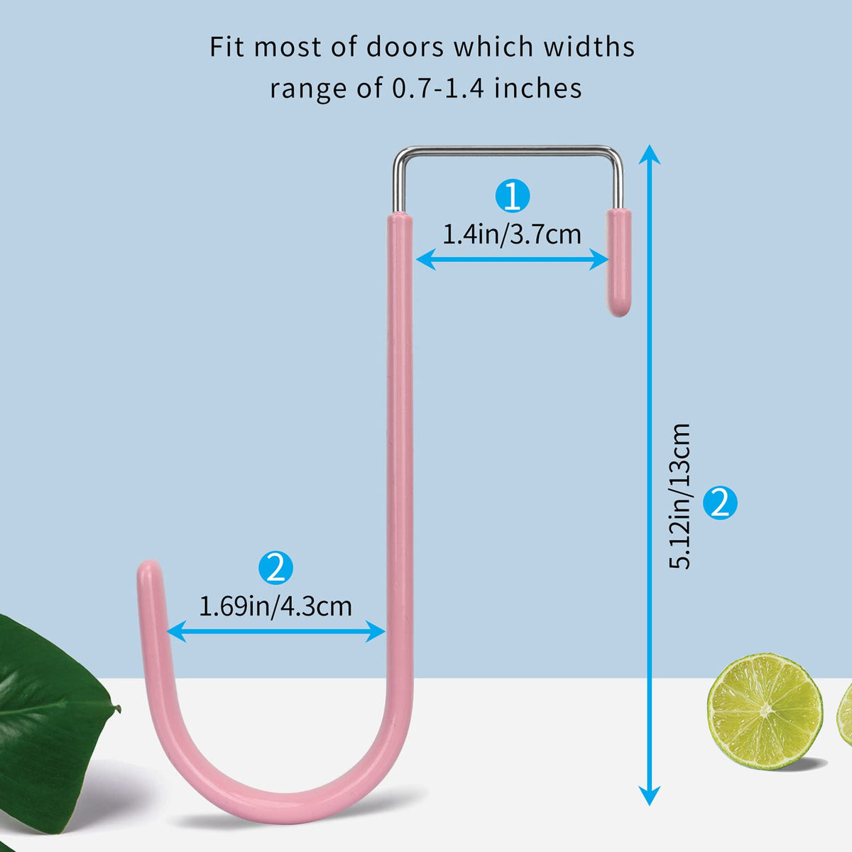 Over the Door Hooks (4 Count)