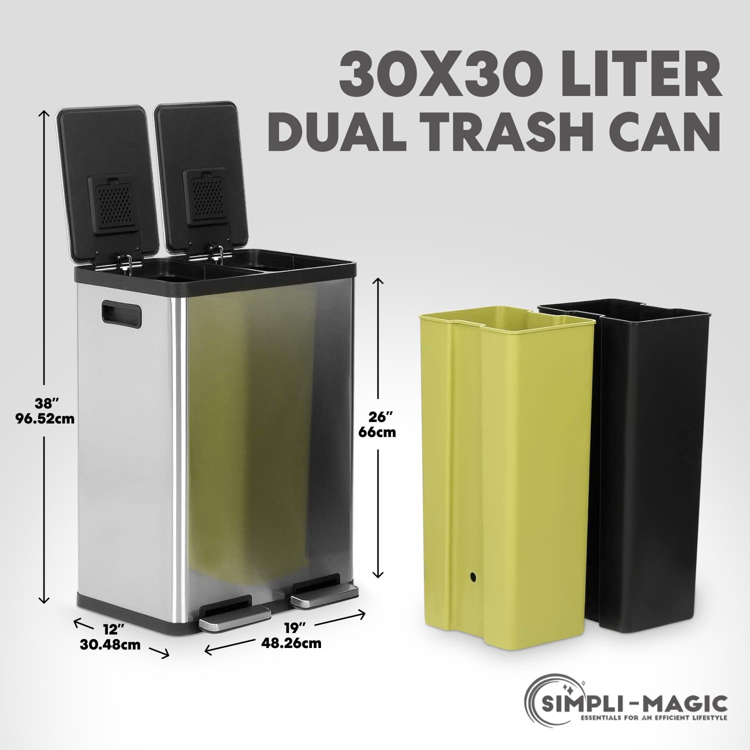 16 Gallon 60L (2 Count)