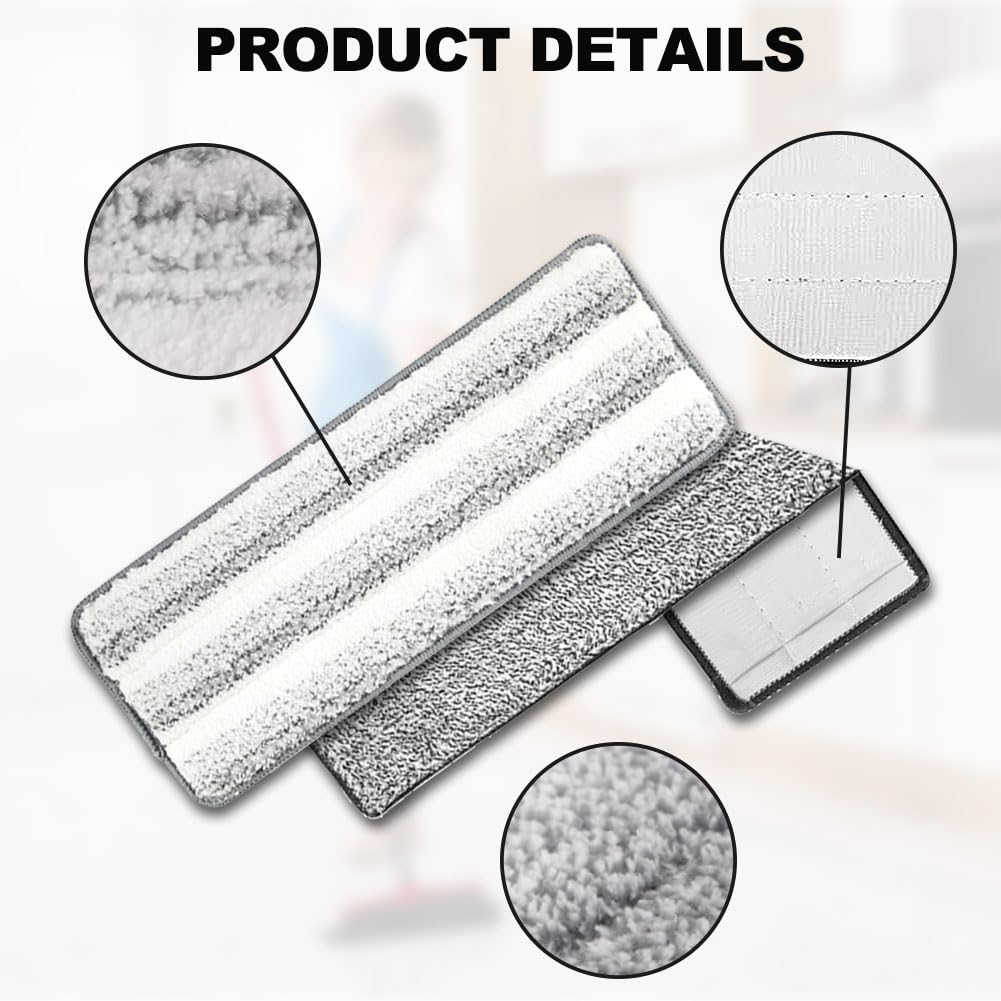 6 Pack Mop Replacement Pads for Joymoop