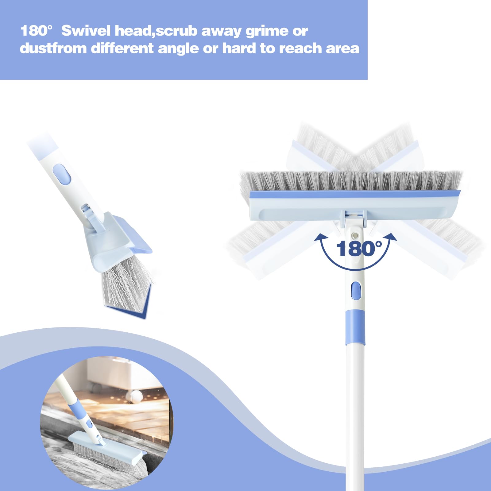 Floor Scrub Brush and V