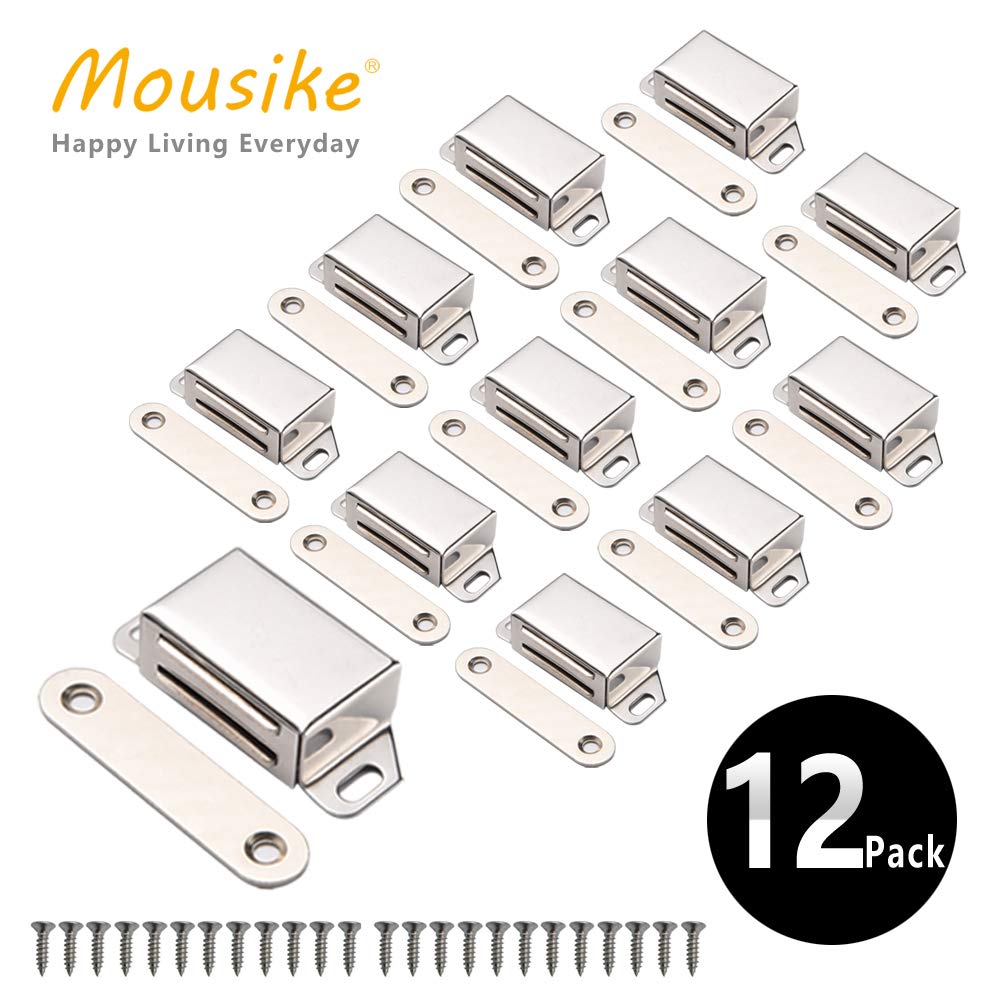Cabinet Magnets 30lb Strong Catch for Kitchen Cupboard Door 12Pack (2 Count)