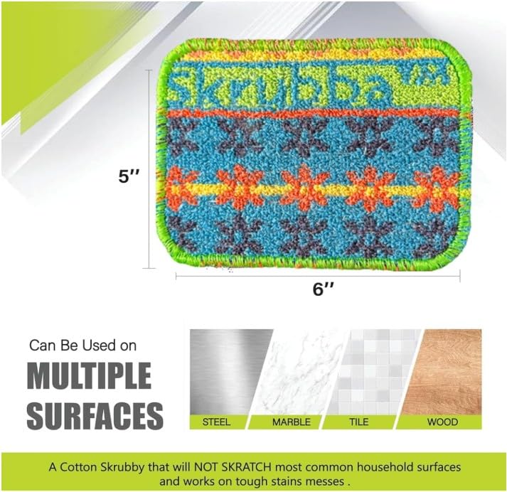 Skrubba 12 Pack Reusable Dish Scrubbers