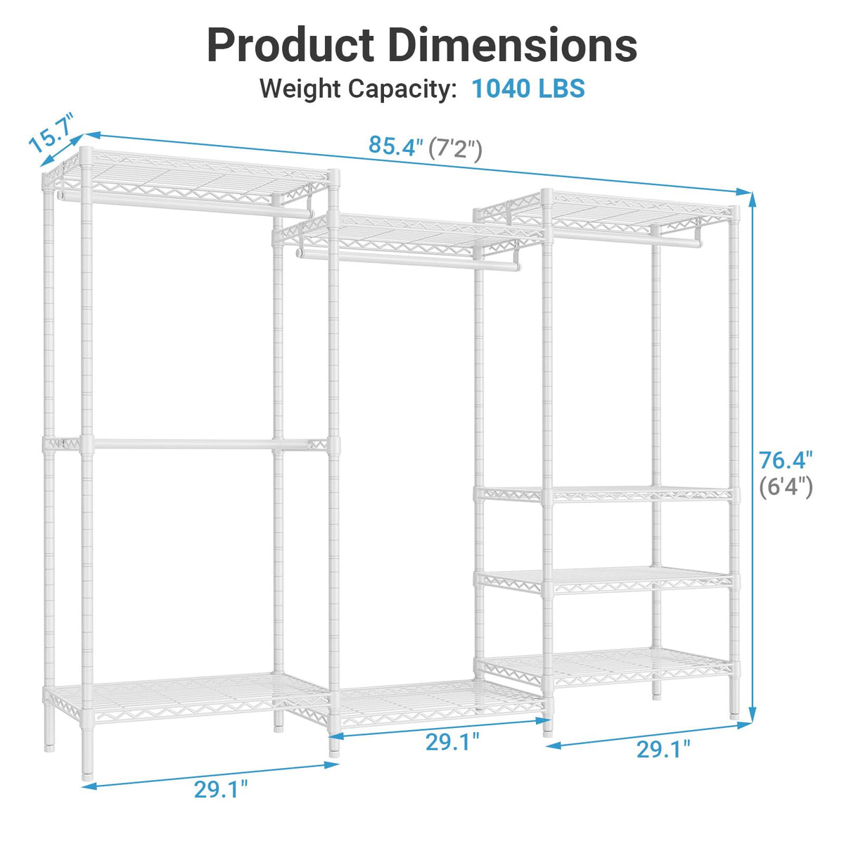 V5 Plus Heavy Duty Clothes Rack