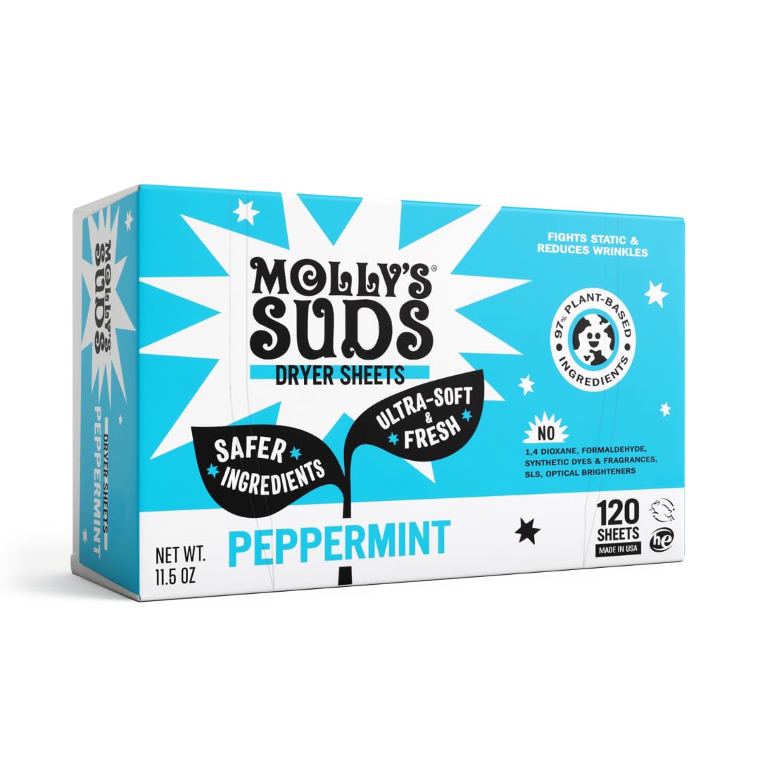 Fabric Softener Dryer Sheets for Sensitive Skin (120 Count)