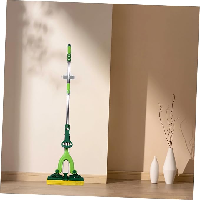 2pcs Mop Broom Holders Wall Mount Kitchen Organizer Self Adhesive Towel Hooks for Bathroom