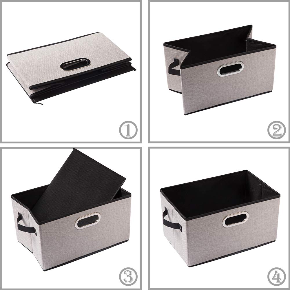 Fodable Storage Bins for Closet [3 (3 Count)
