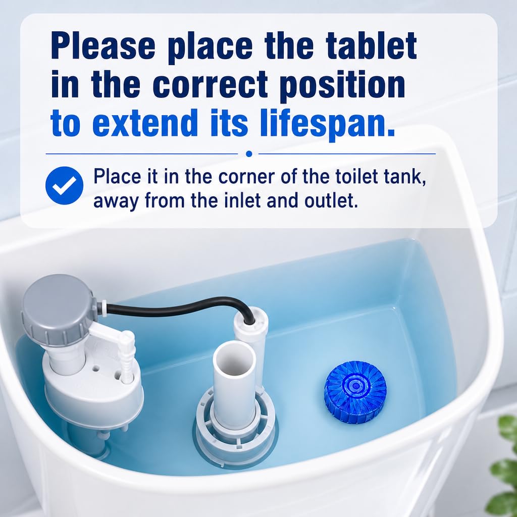 Toilet Bowl Cleaner Tablets (60 Count)