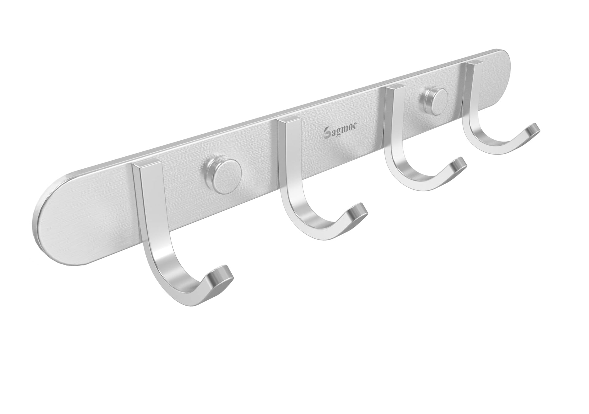 Coat Hook Rack Brushed Nickel