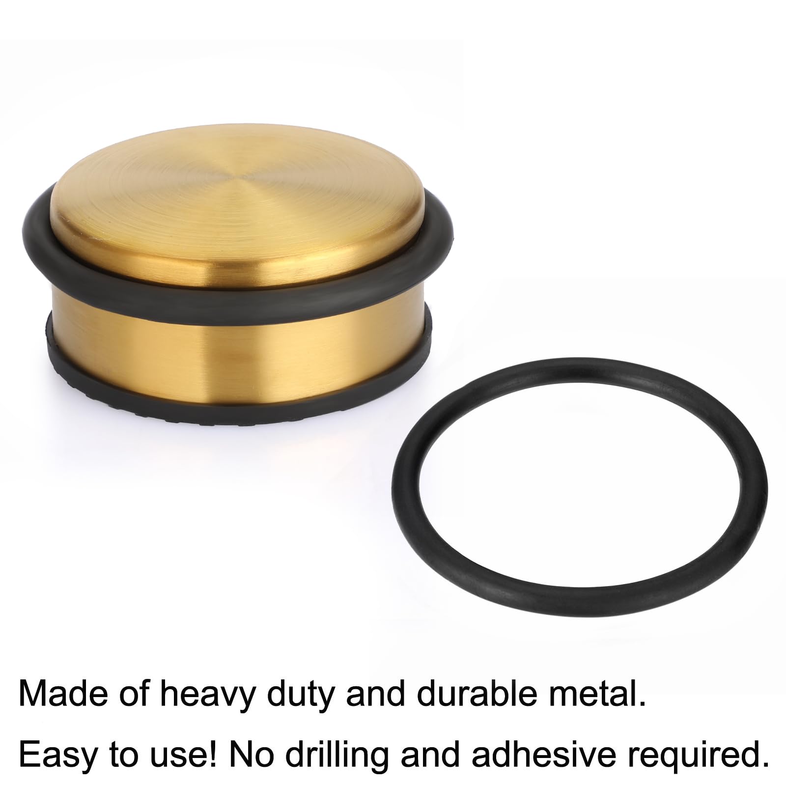 Heavy Duty Floor Door Stopper No Drill