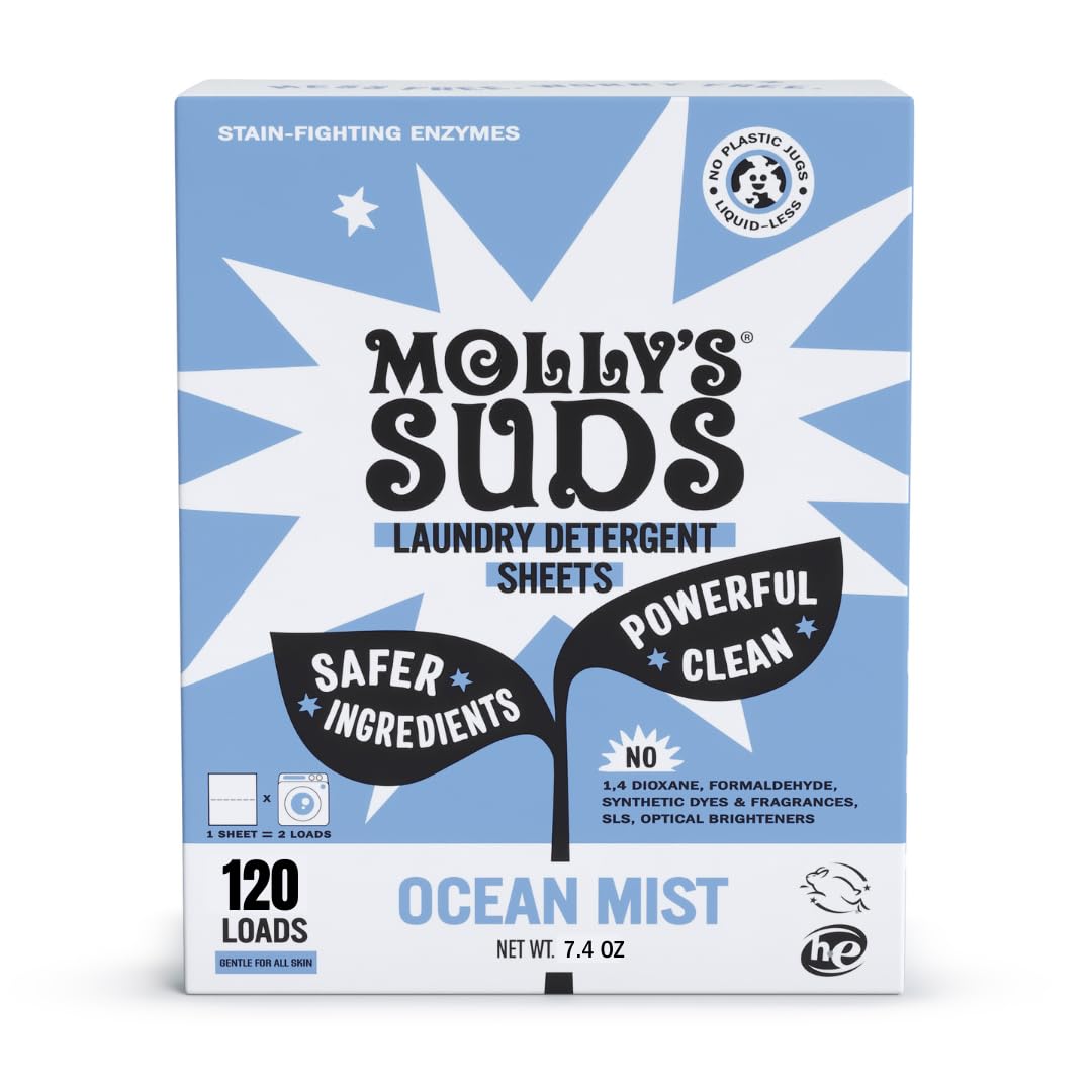 Molly’s Suds Laundry Detergent Sheets (120 Count)